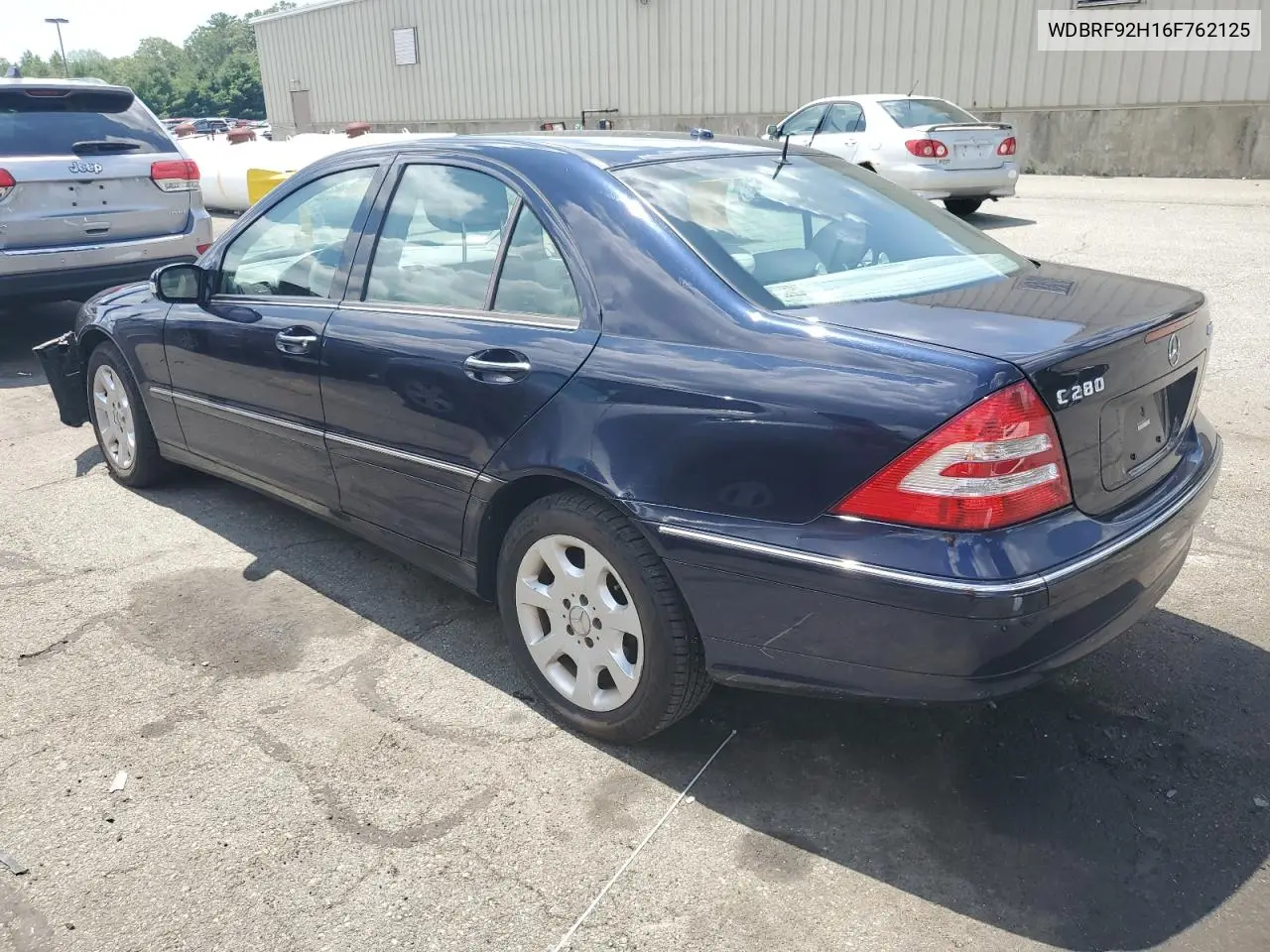 2006 Mercedes-Benz C 280 4Matic VIN: WDBRF92H16F762125 Lot: 64589815
