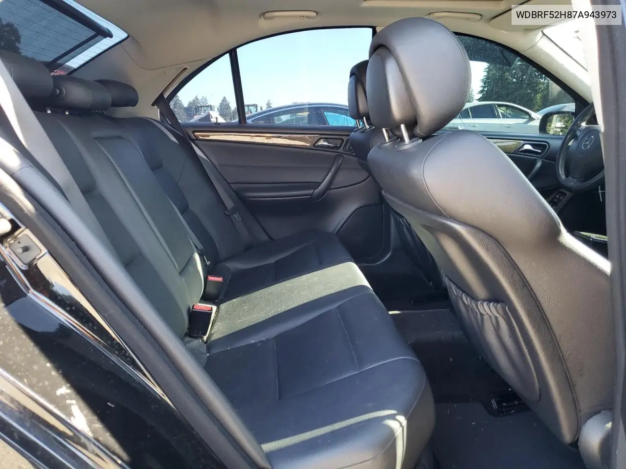 2007 Mercedes-Benz C 230 VIN: WDBRF52H87A943973 Lot: 63071965