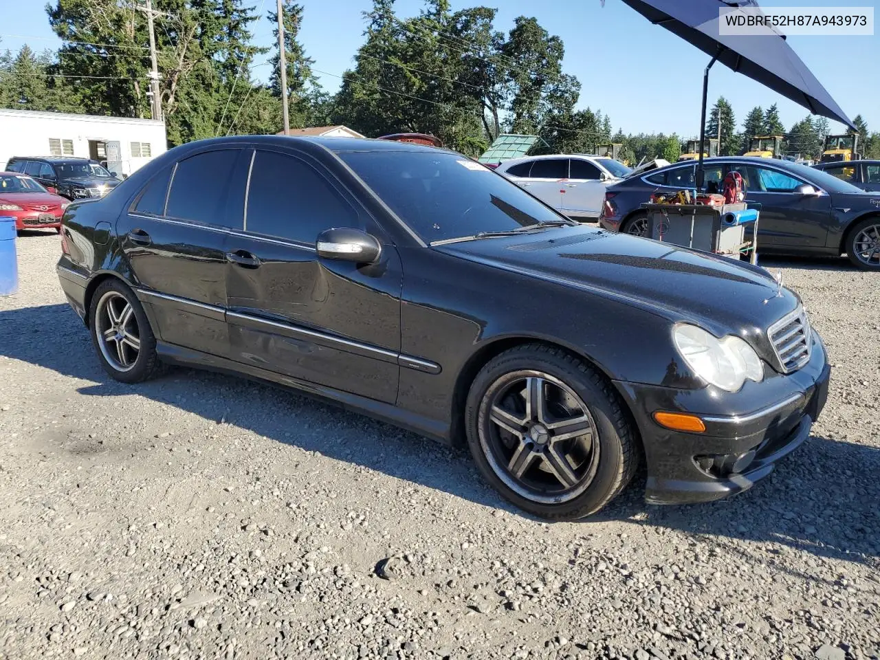 2007 Mercedes-Benz C 230 VIN: WDBRF52H87A943973 Lot: 63071965