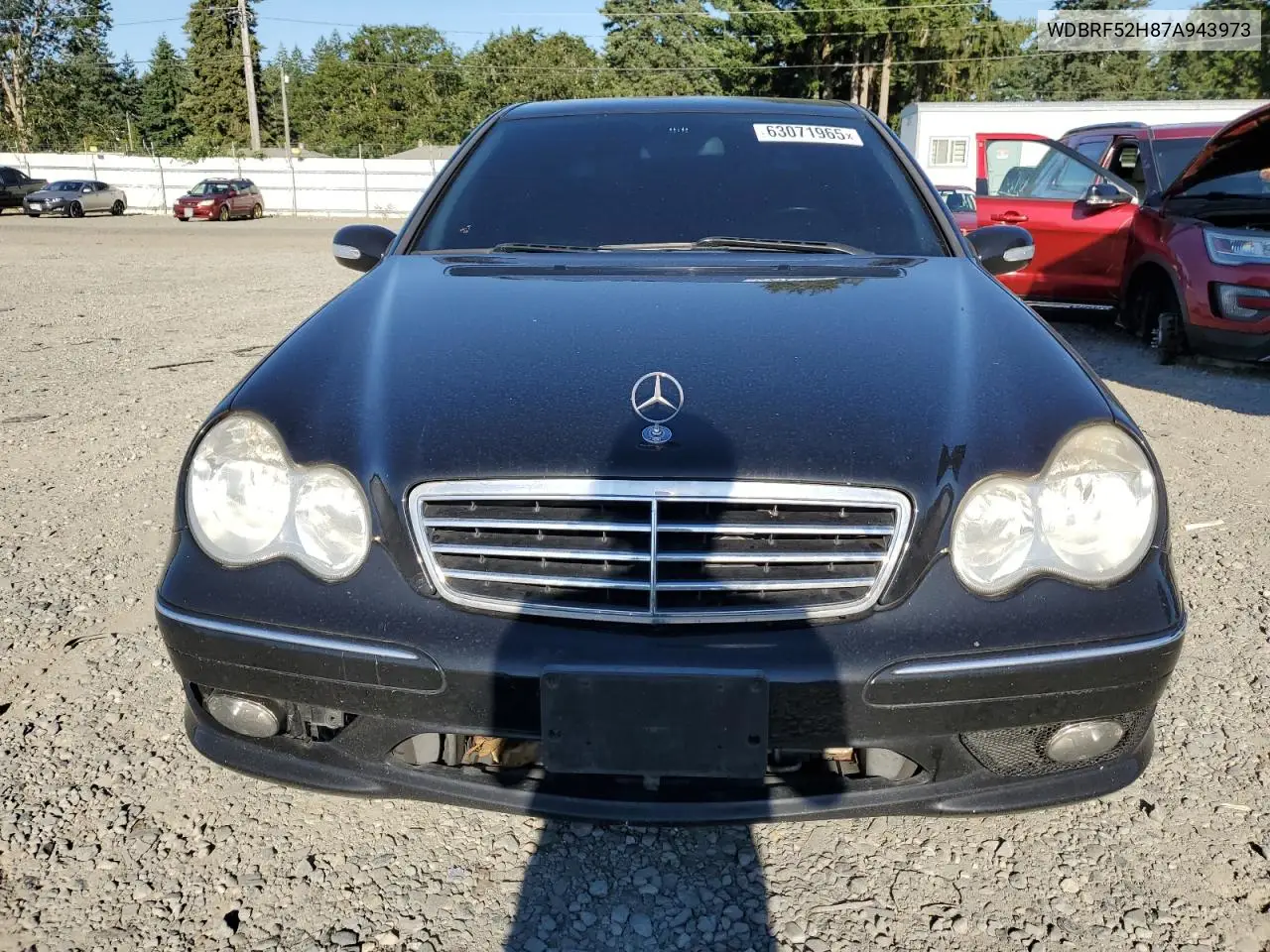 2007 Mercedes-Benz C 230 VIN: WDBRF52H87A943973 Lot: 63071965