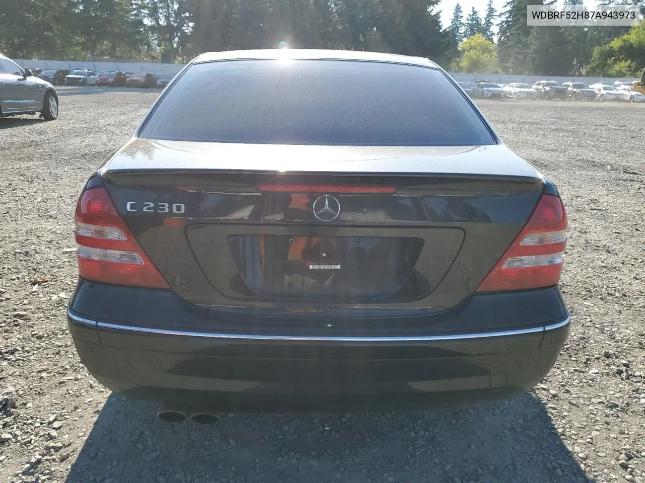2007 Mercedes-Benz C 230 VIN: WDBRF52H87A943973 Lot: 63071965