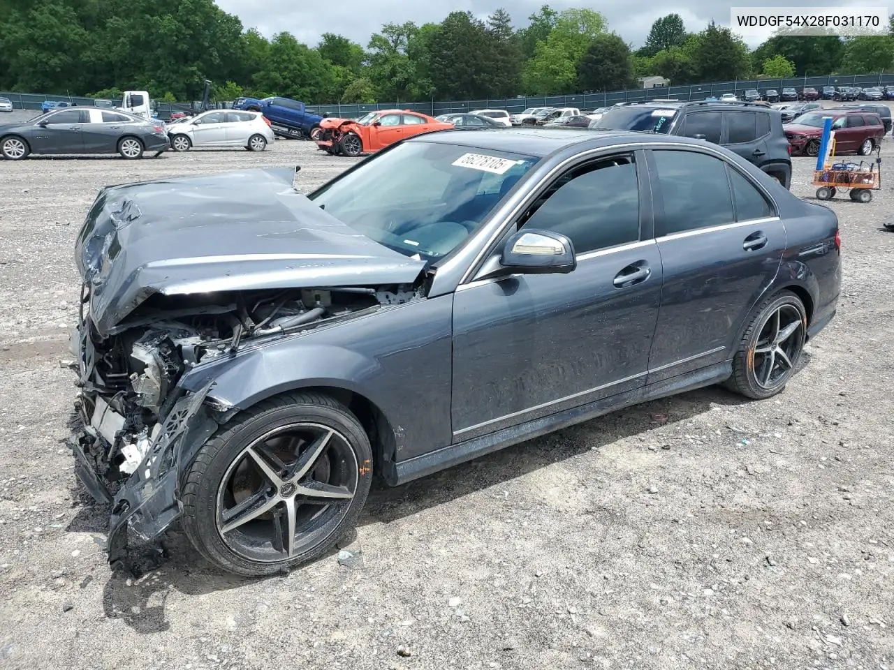 2008 Mercedes-Benz C 300 VIN: WDDGF54X28F031170 Lot: 56278105