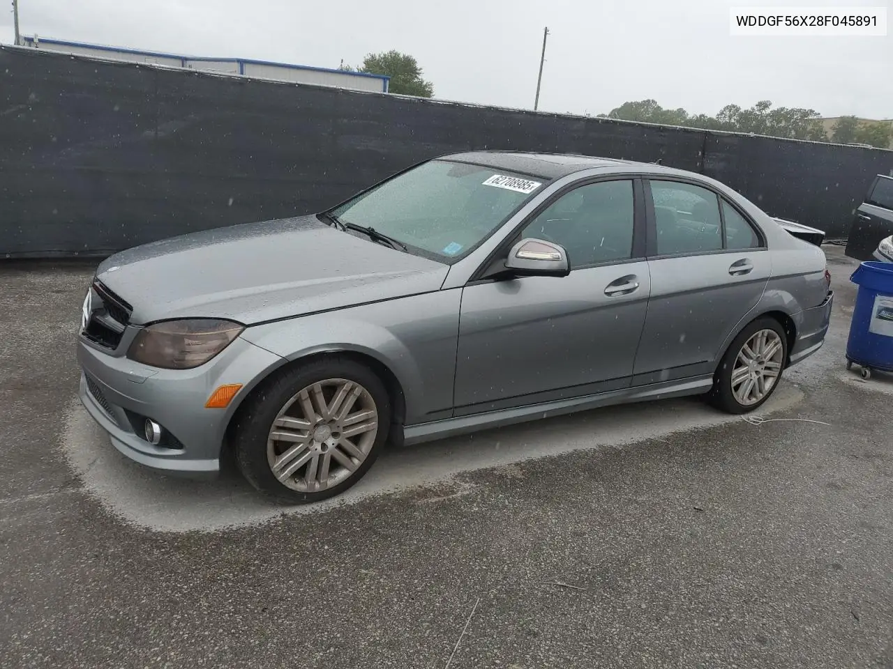2008 Mercedes-Benz C 350 VIN: WDDGF56X28F045891 Lot: 62708985