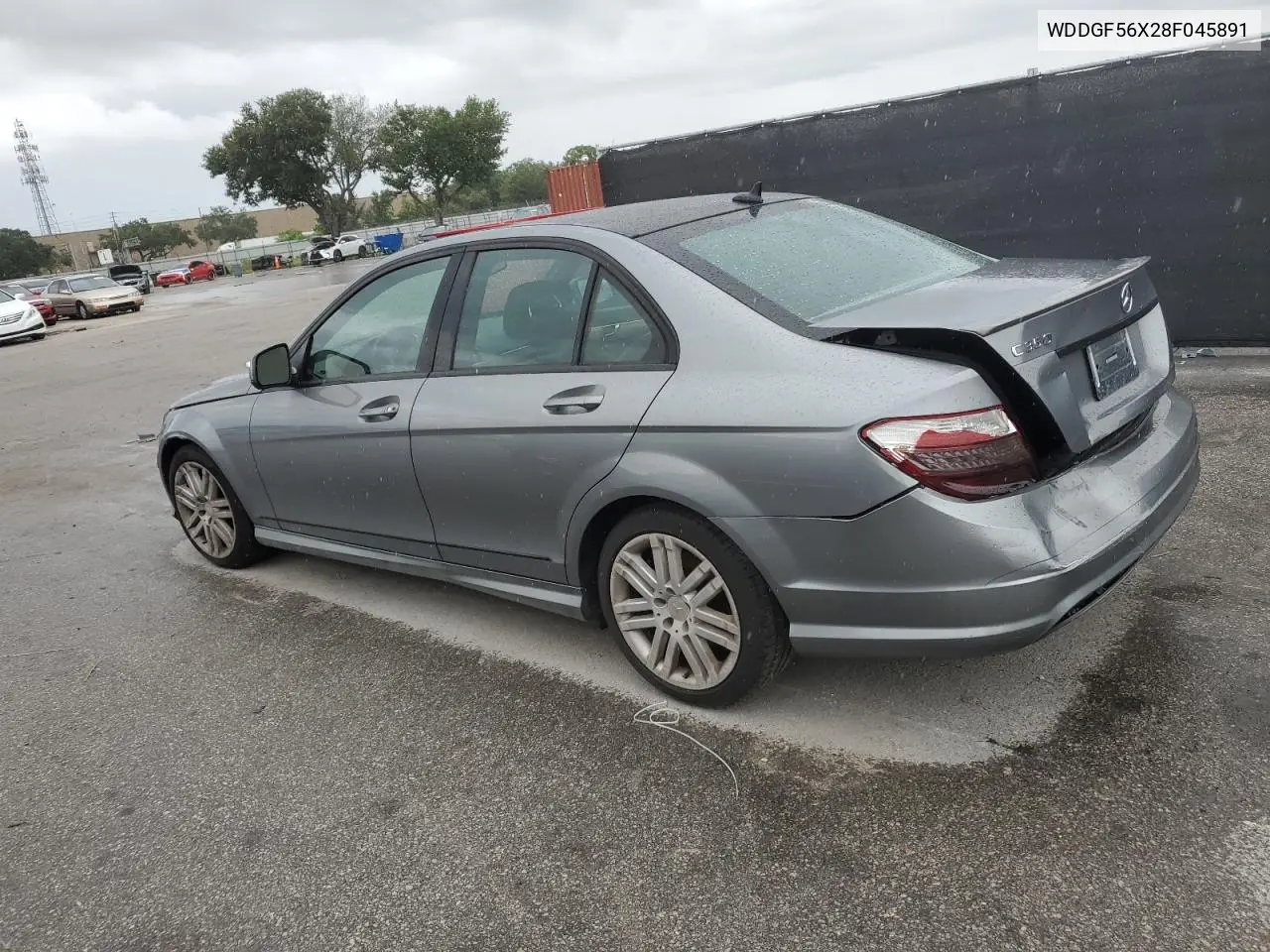 2008 Mercedes-Benz C 350 VIN: WDDGF56X28F045891 Lot: 62708985