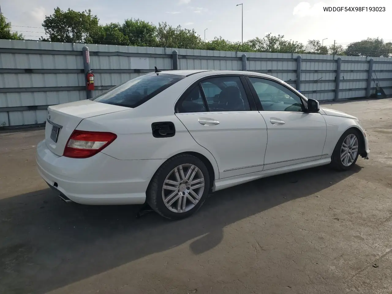 2008 Mercedes-Benz C 300 VIN: WDDGF54X98F193023 Lot: 62825395