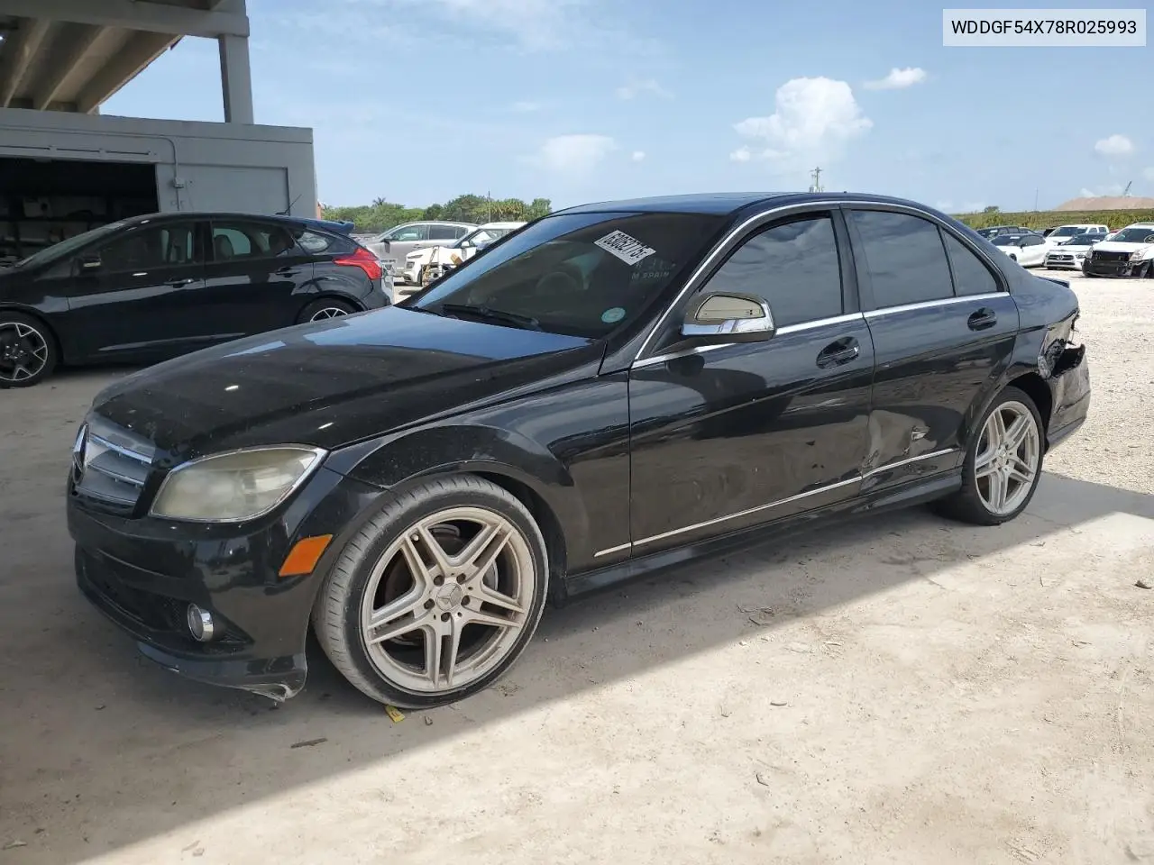 2008 Mercedes-Benz C 300 VIN: WDDGF54X78R025993 Lot: 63052775