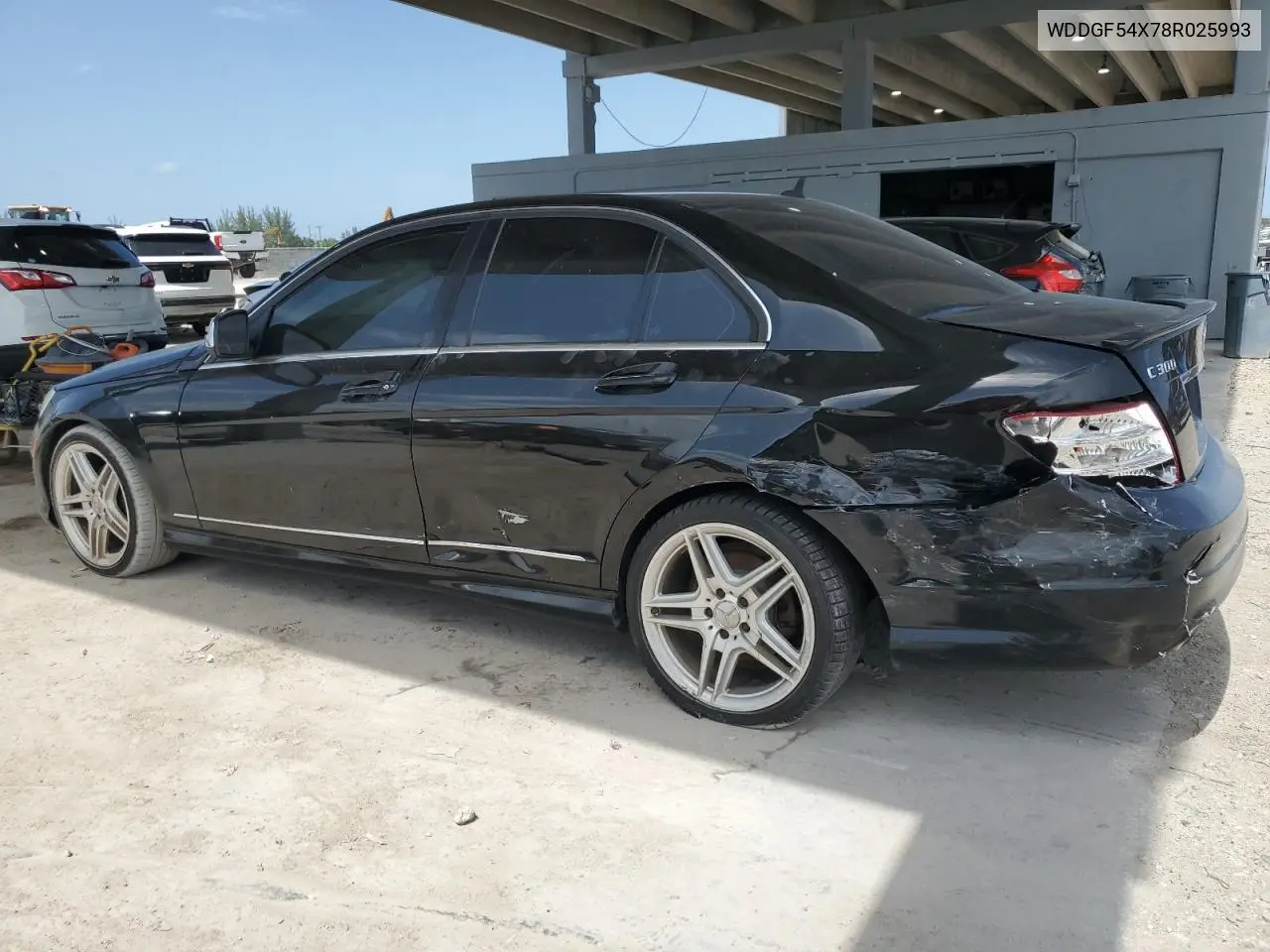2008 Mercedes-Benz C 300 VIN: WDDGF54X78R025993 Lot: 63052775