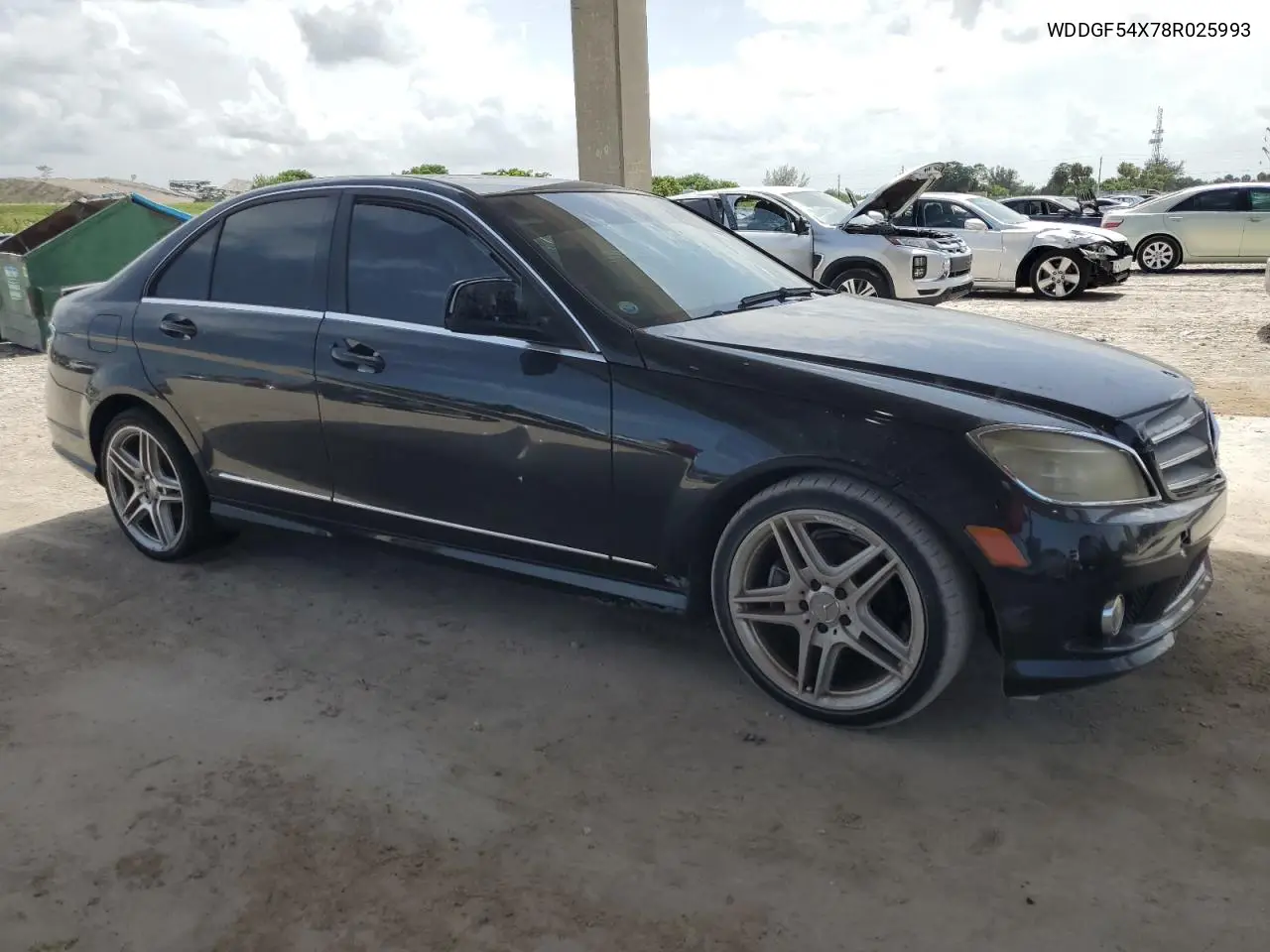 2008 Mercedes-Benz C 300 VIN: WDDGF54X78R025993 Lot: 63052775