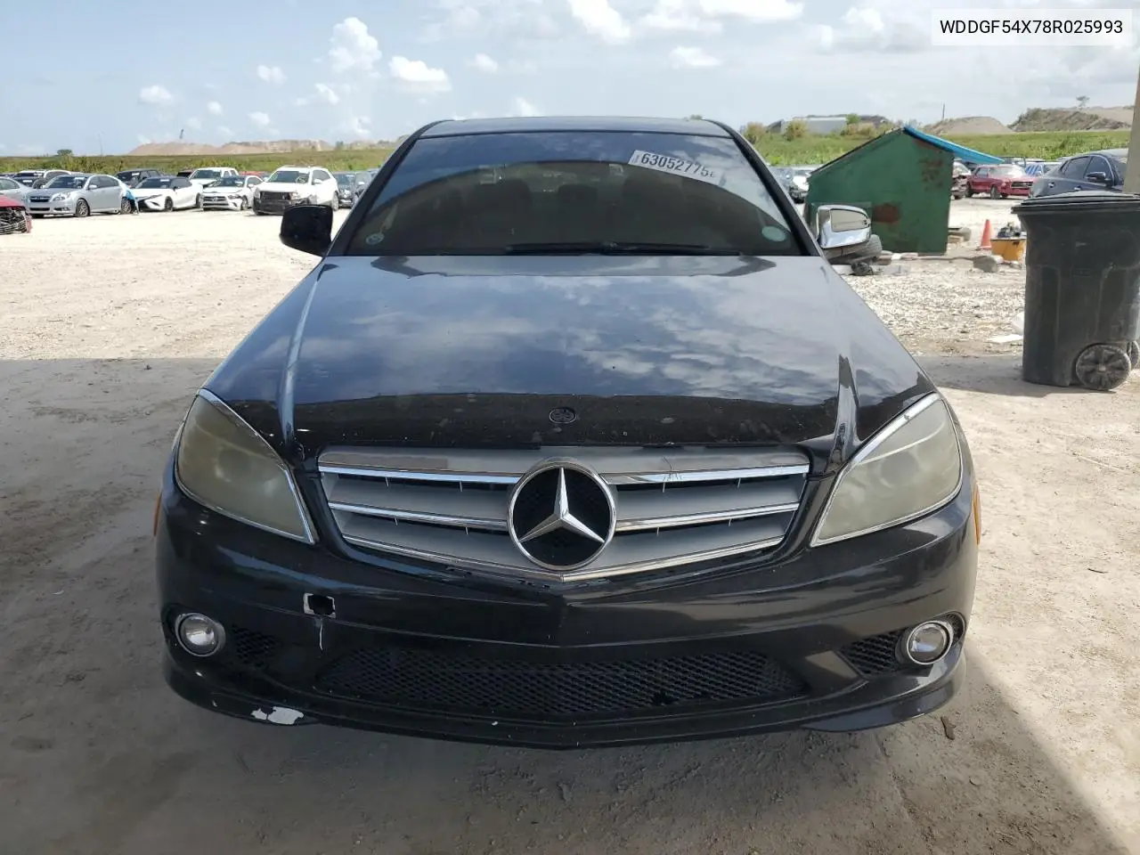 2008 Mercedes-Benz C 300 VIN: WDDGF54X78R025993 Lot: 63052775