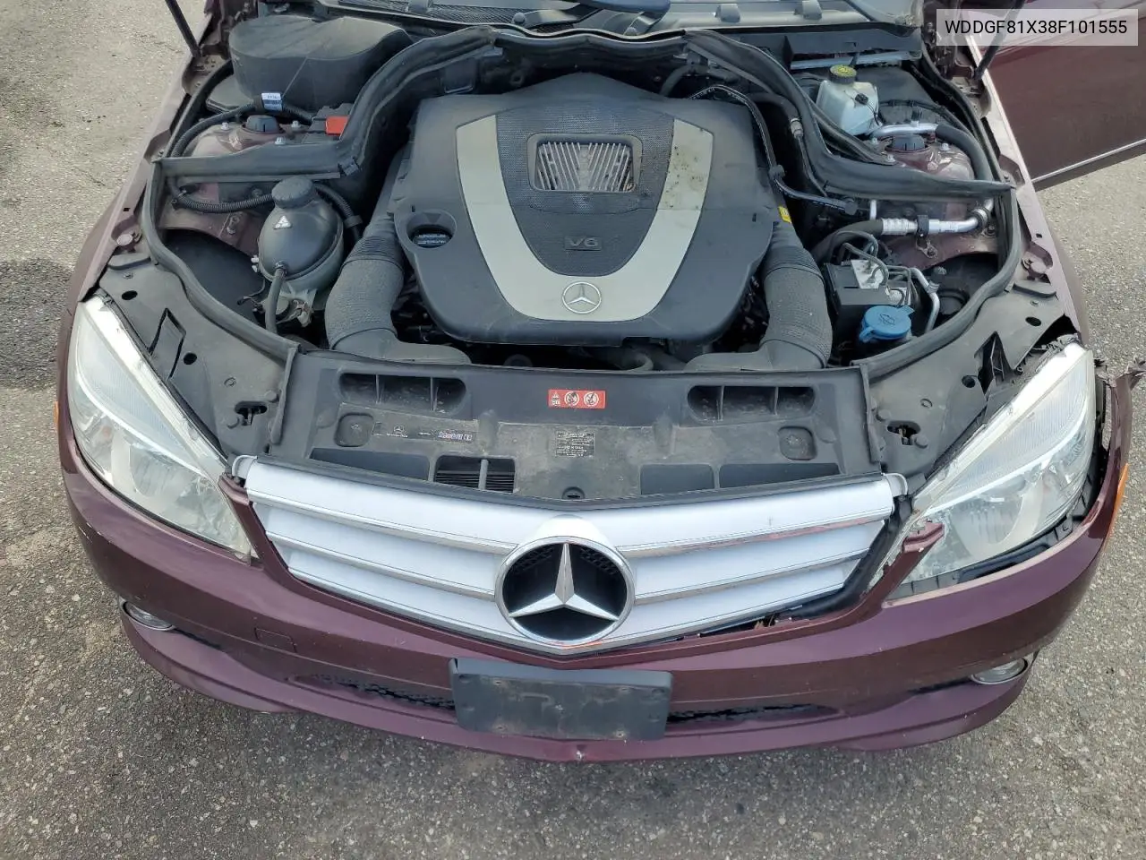 2008 Mercedes-Benz C 300 4Matic VIN: WDDGF81X38F101555 Lot: 64814325