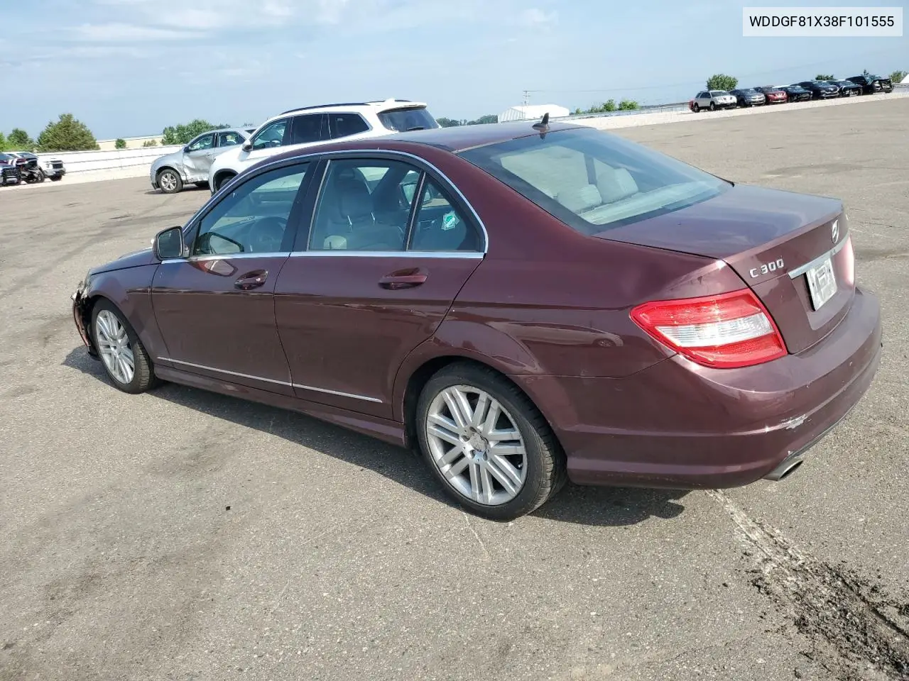 2008 Mercedes-Benz C 300 4Matic VIN: WDDGF81X38F101555 Lot: 64814325