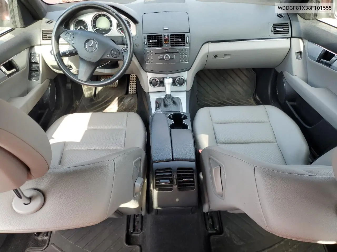 2008 Mercedes-Benz C 300 4Matic VIN: WDDGF81X38F101555 Lot: 64814325