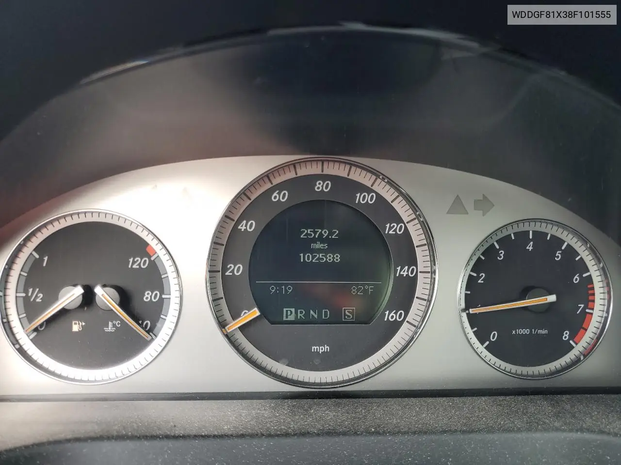 2008 Mercedes-Benz C 300 4Matic VIN: WDDGF81X38F101555 Lot: 64814325