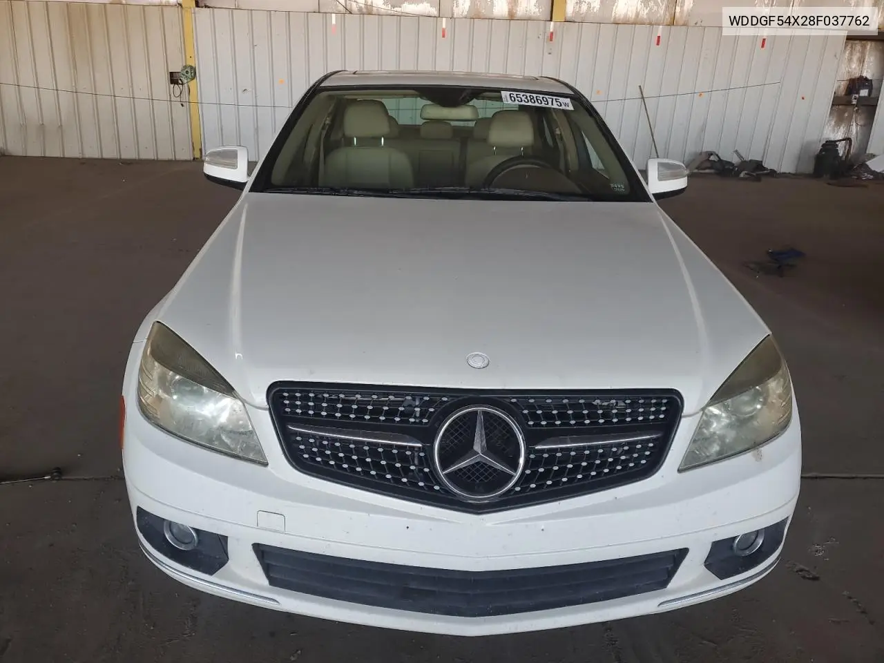 2008 Mercedes-Benz C 300 VIN: WDDGF54X28F037762 Lot: 65386975