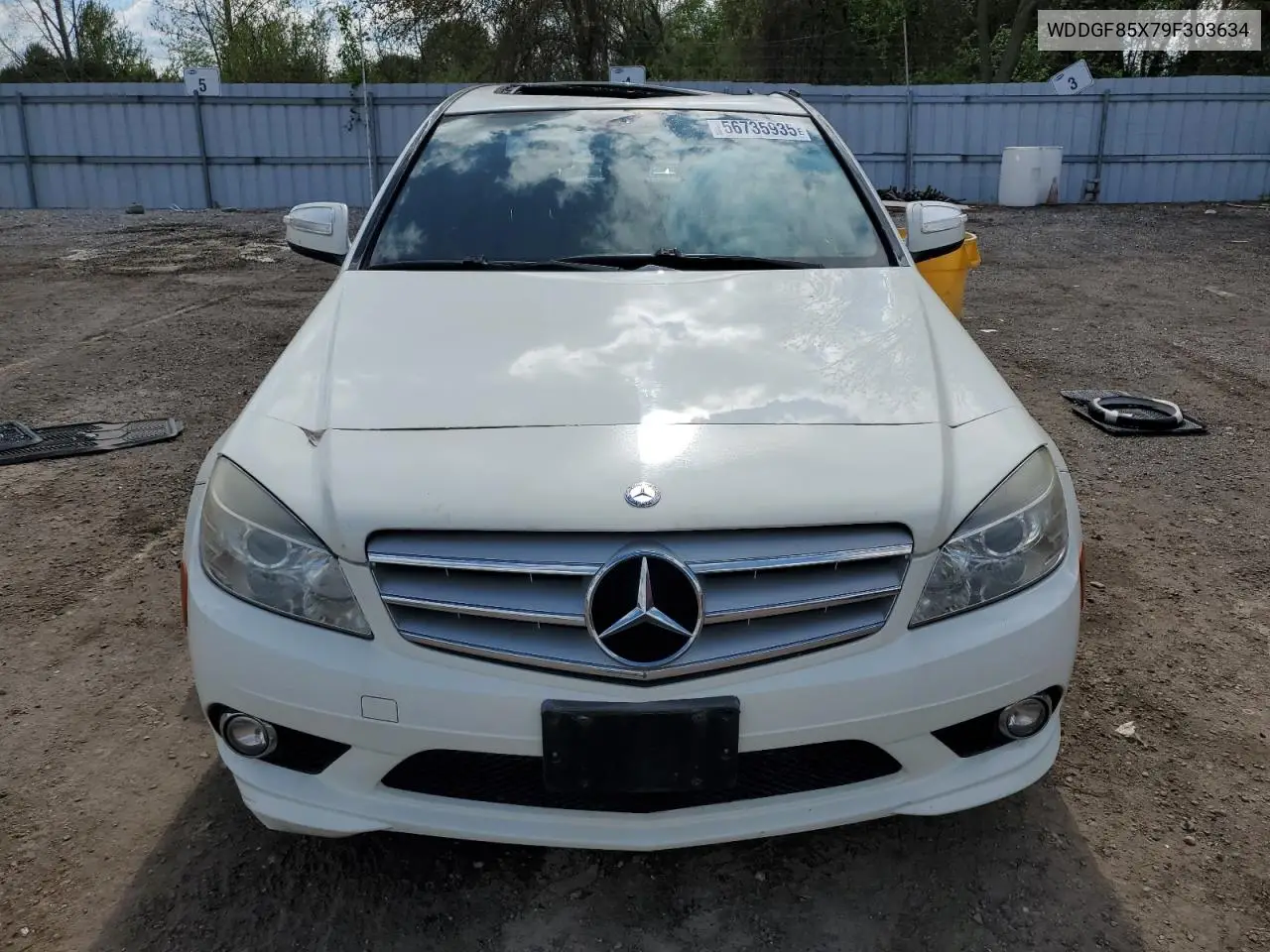 2009 Mercedes-Benz C 230 4Matic VIN: WDDGF85X79F303634 Lot: 56735935