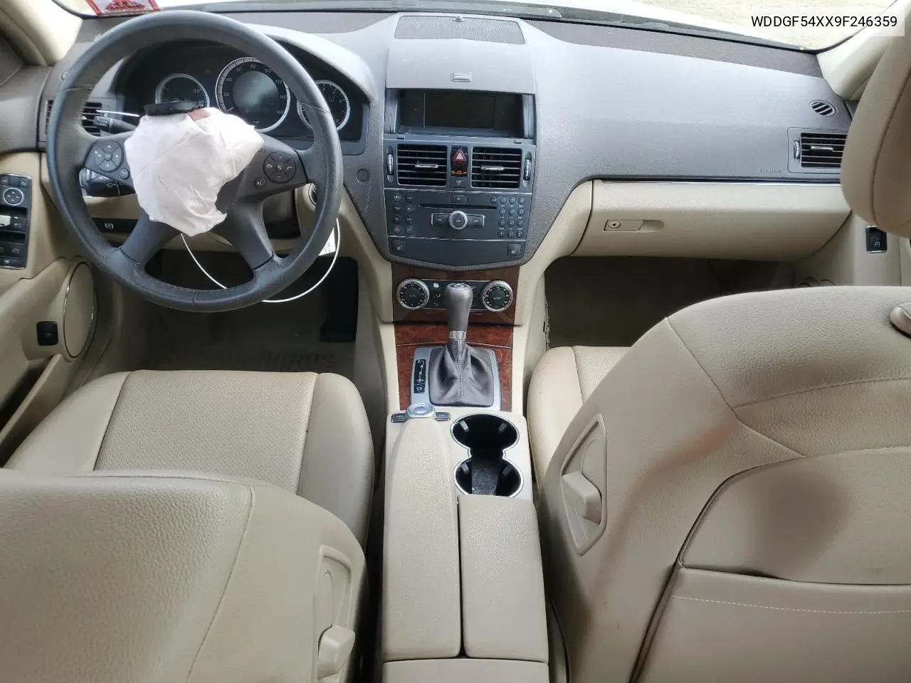 2009 Mercedes-Benz C 300 VIN: WDDGF54XX9F246359 Lot: 56791775