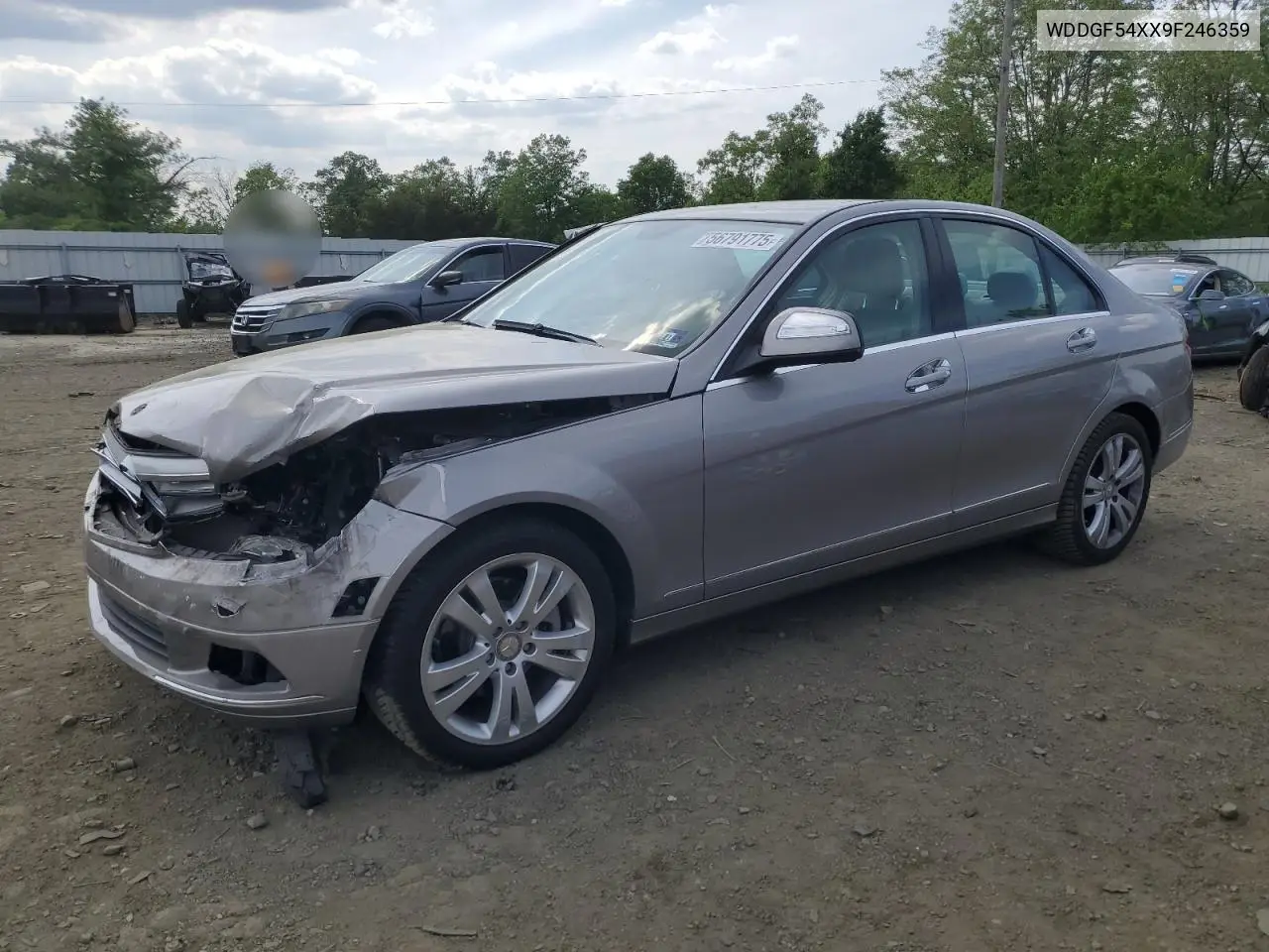 2009 Mercedes-Benz C 300 VIN: WDDGF54XX9F246359 Lot: 56791775