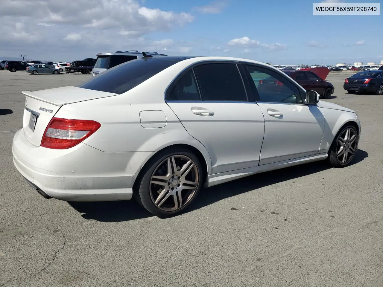 2009 Mercedes-Benz C 350 VIN: WDDGF56X59F298740 Lot: 56873315