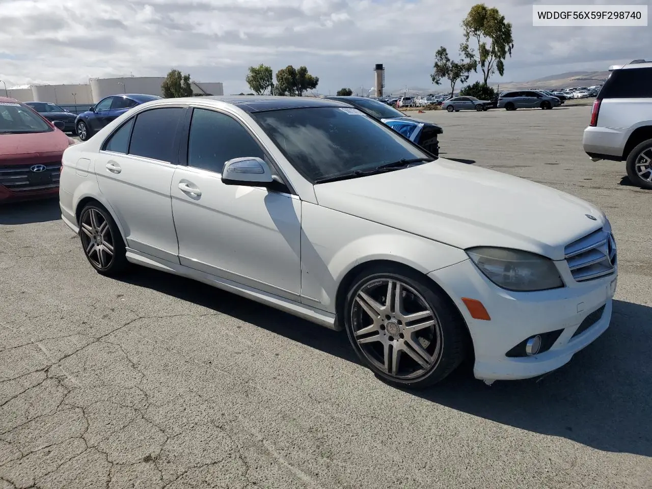 2009 Mercedes-Benz C 350 VIN: WDDGF56X59F298740 Lot: 56873315