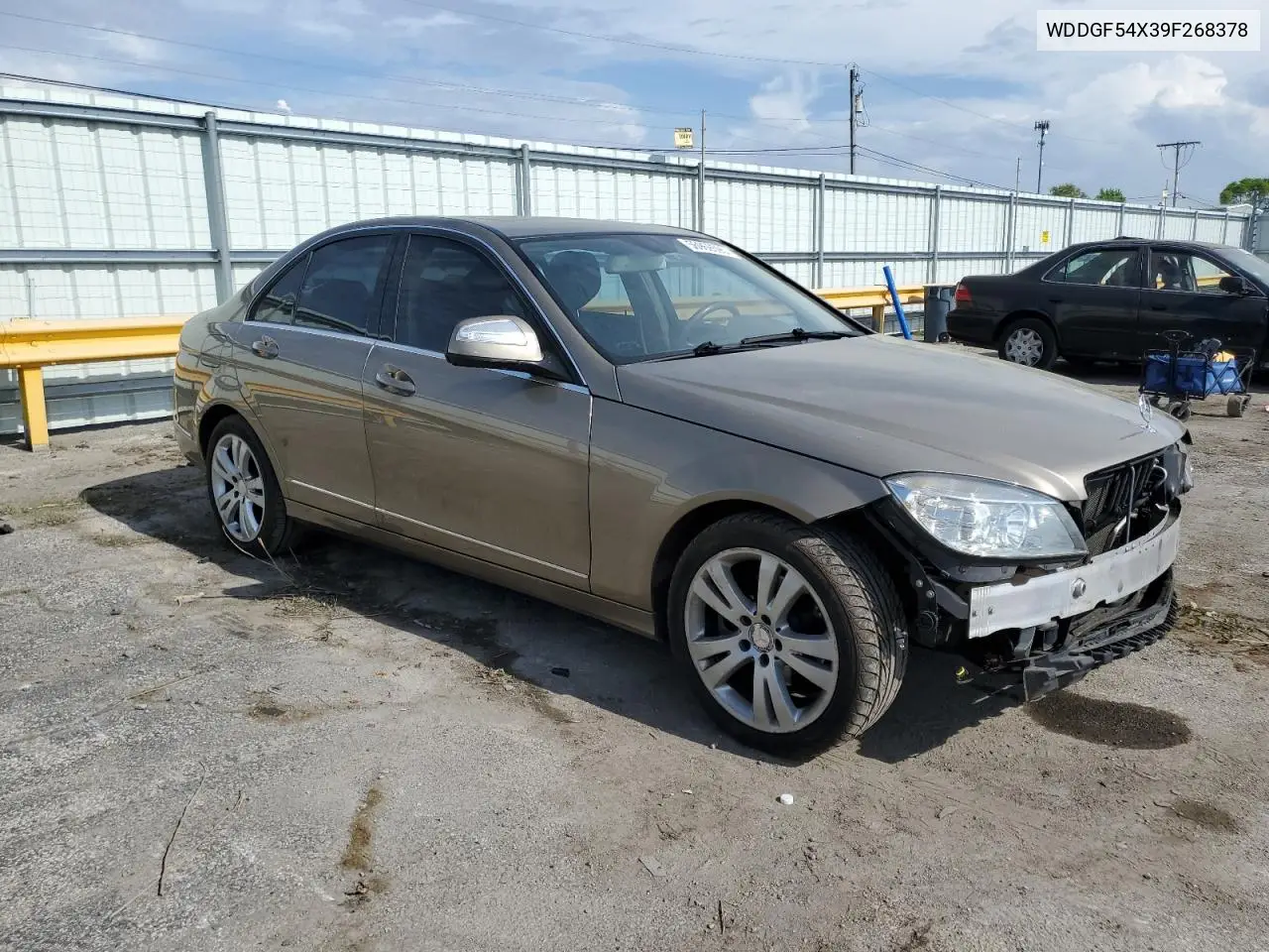 2009 Mercedes-Benz C 300 VIN: WDDGF54X39F268378 Lot: 56969595
