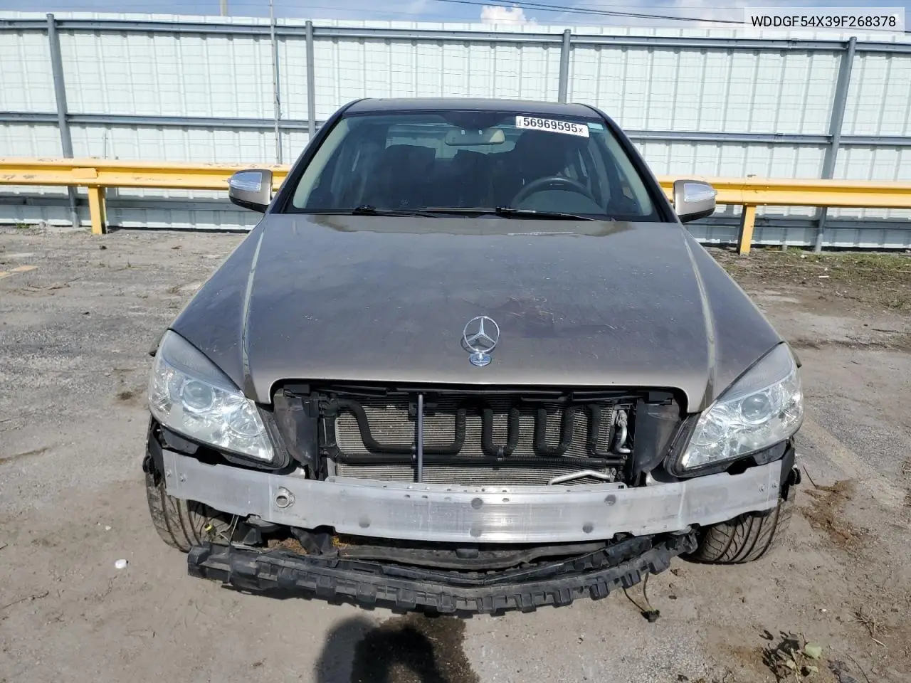 2009 Mercedes-Benz C 300 VIN: WDDGF54X39F268378 Lot: 56969595
