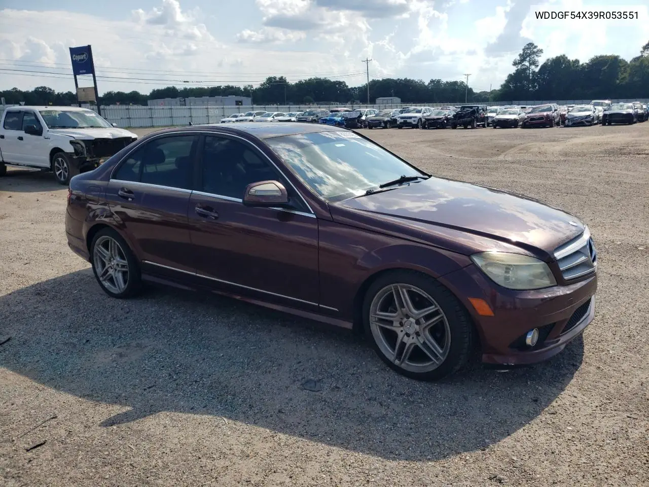 2009 Mercedes-Benz C 300 VIN: WDDGF54X39R053551 Lot: 62037465
