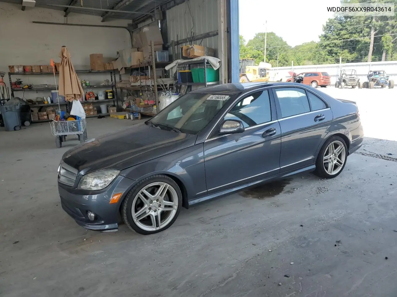 2009 Mercedes-Benz C 350 VIN: WDDGF56XX9R043614 Lot: 62166555