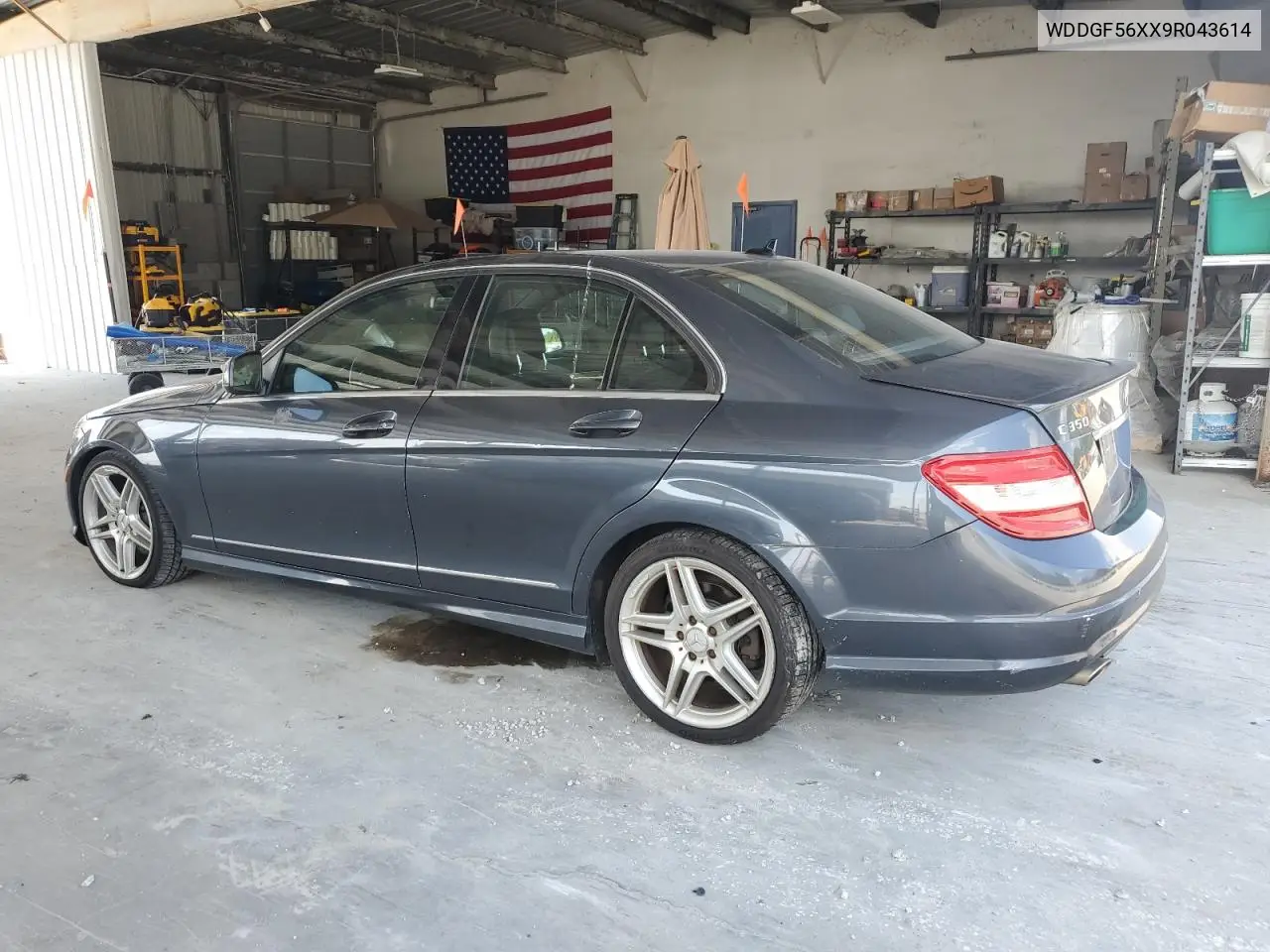 2009 Mercedes-Benz C 350 VIN: WDDGF56XX9R043614 Lot: 62166555