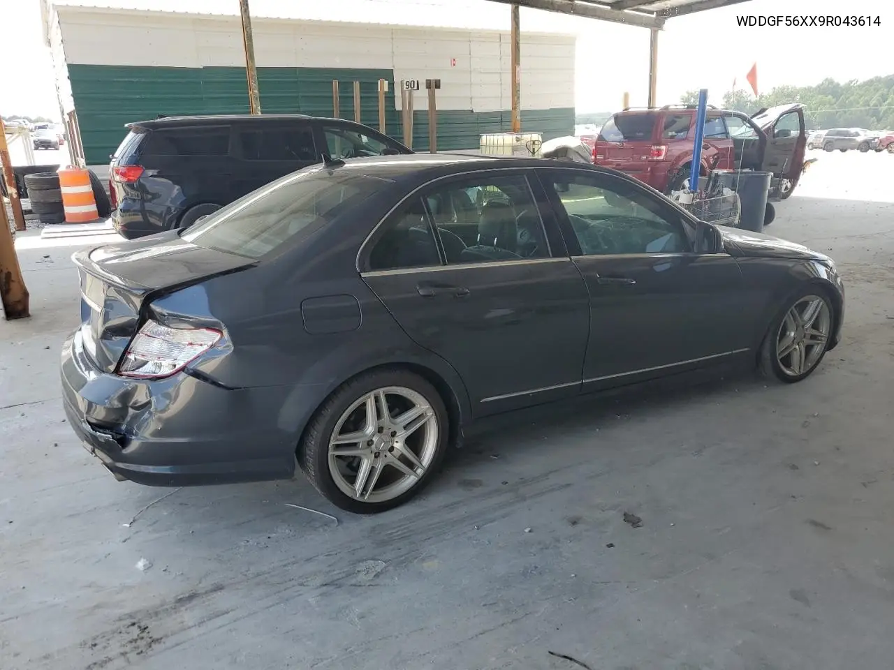 2009 Mercedes-Benz C 350 VIN: WDDGF56XX9R043614 Lot: 62166555