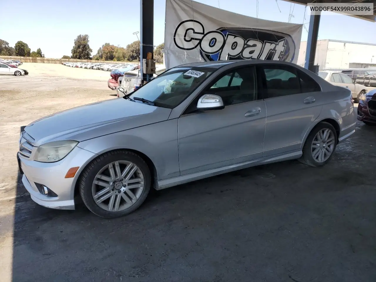 2009 Mercedes-Benz C 300 VIN: WDDGF54X99R043896 Lot: 63463445