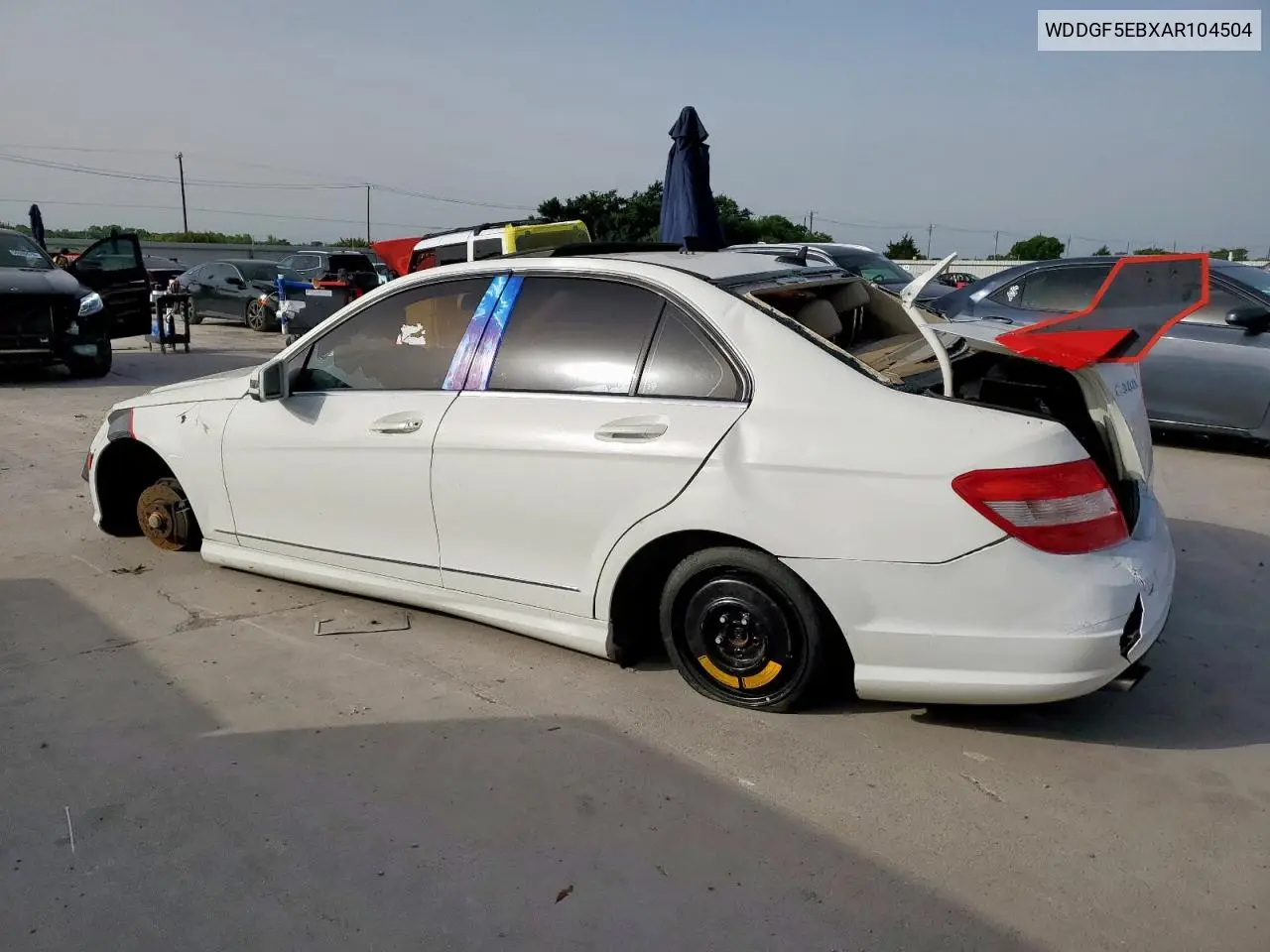 2010 Mercedes-Benz C 300 VIN: WDDGF5EBXAR104504 Lot: 55667645