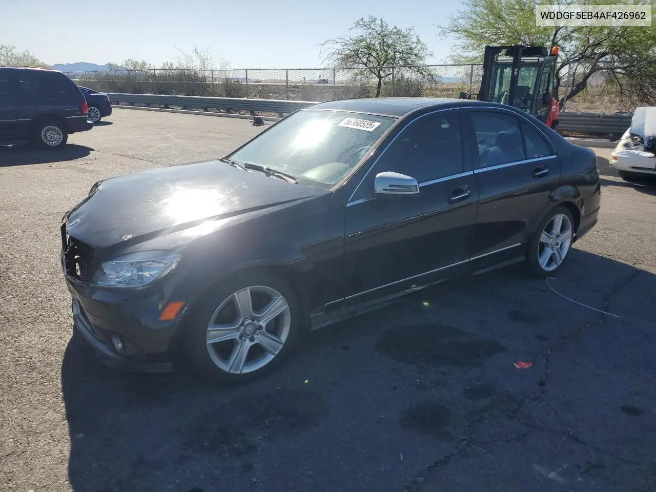 2010 Mercedes-Benz C 300 VIN: WDDGF5EB4AF426962 Lot: 56360555