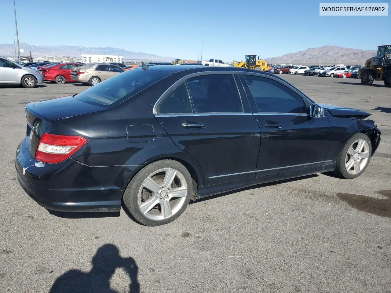2010 Mercedes-Benz C 300 VIN: WDDGF5EB4AF426962 Lot: 56360555