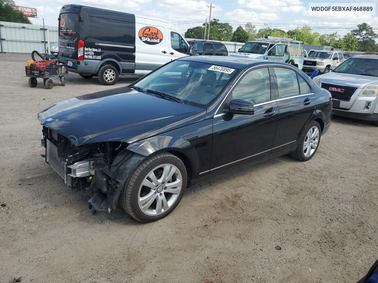 2010 Mercedes-Benz C 300 VIN: WDDGF5EBXAF468889 Lot: 56470895