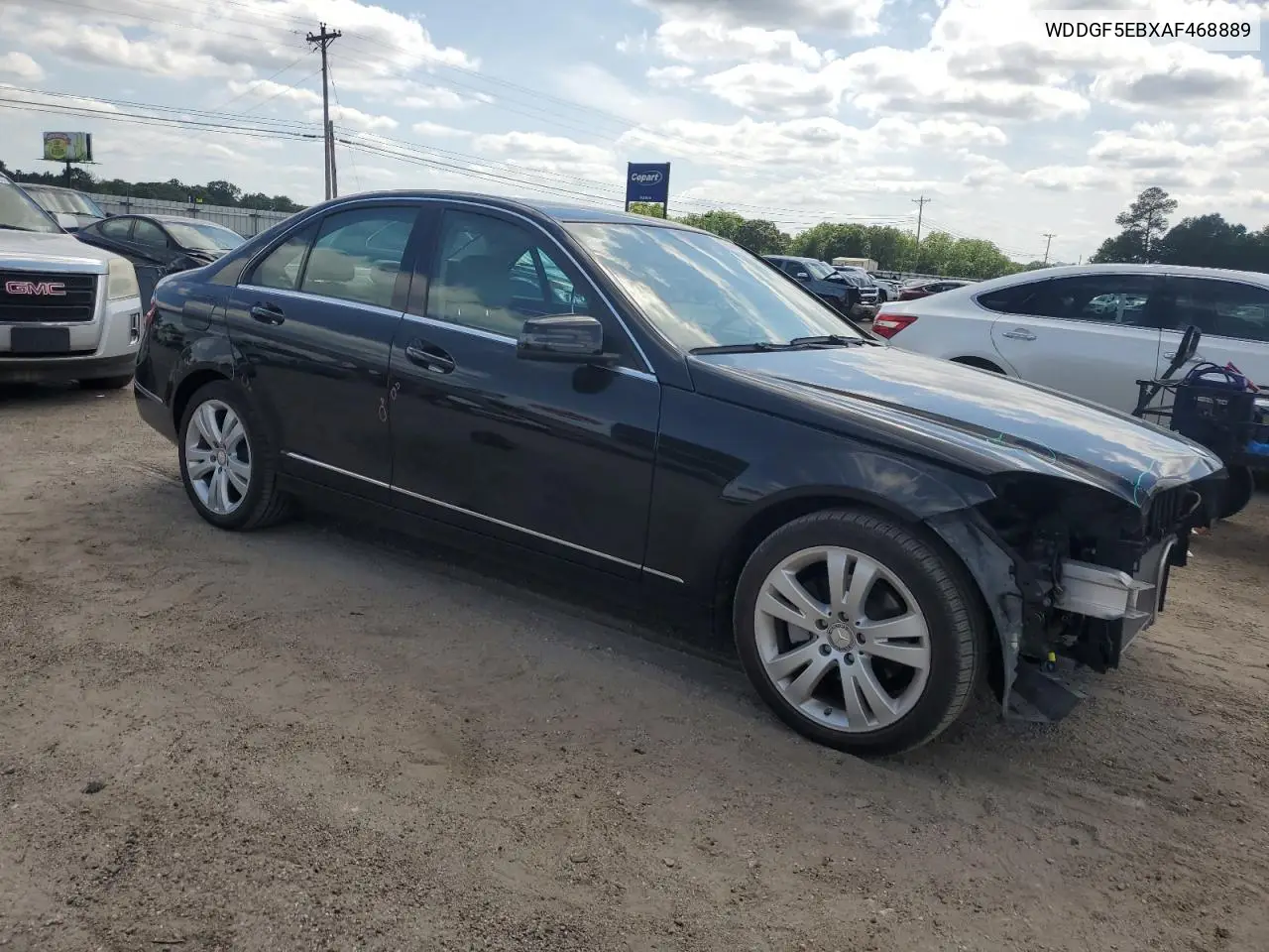 2010 Mercedes-Benz C 300 VIN: WDDGF5EBXAF468889 Lot: 56470895