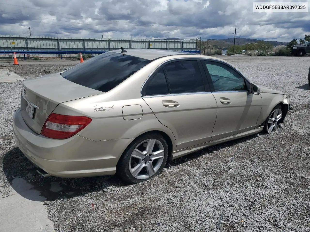 2010 Mercedes-Benz C 300 VIN: WDDGF5EB8AR097035 Lot: 56971685