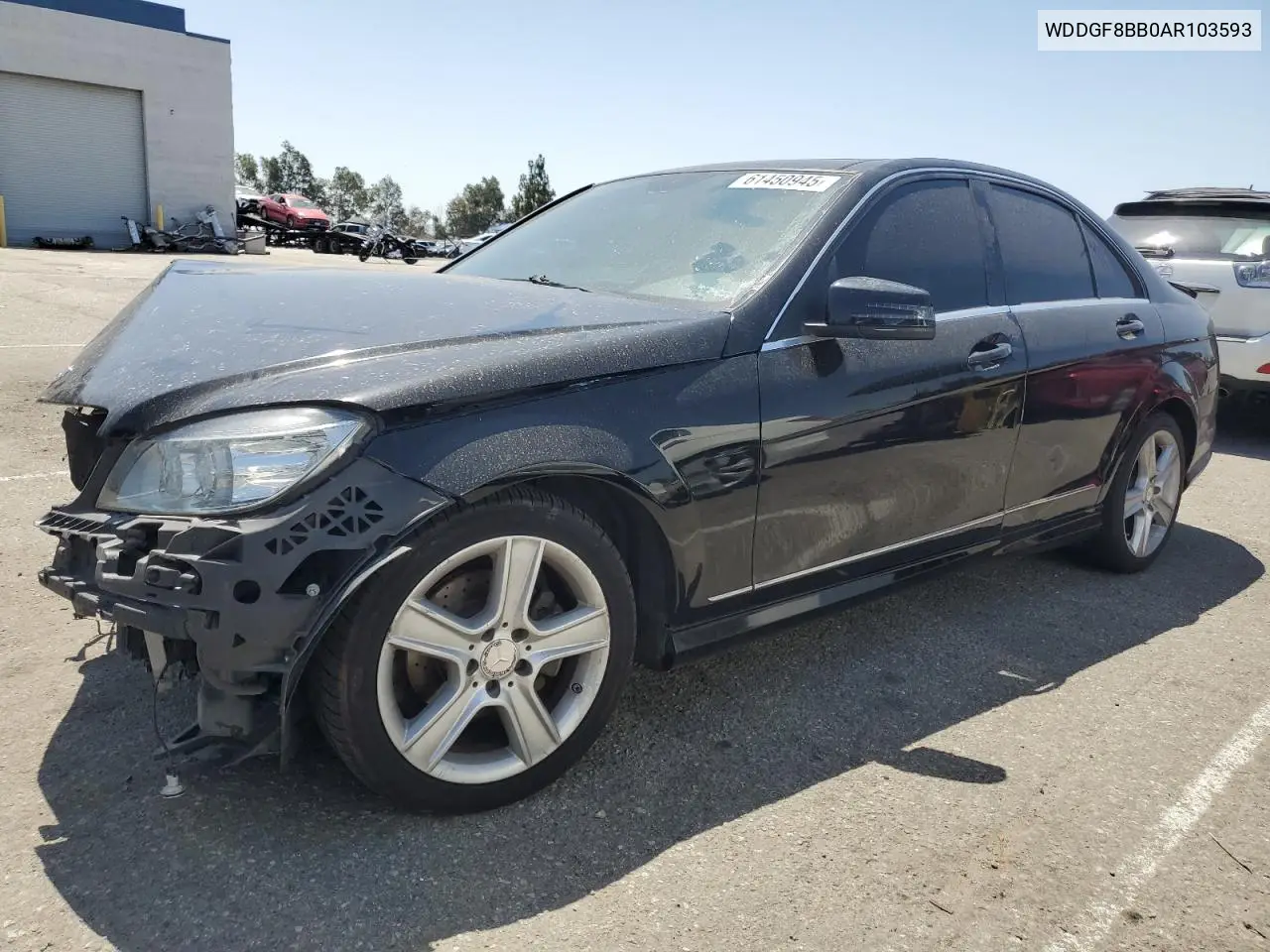 2010 Mercedes-Benz C 300 4Matic VIN: WDDGF8BB0AR103593 Lot: 61450945