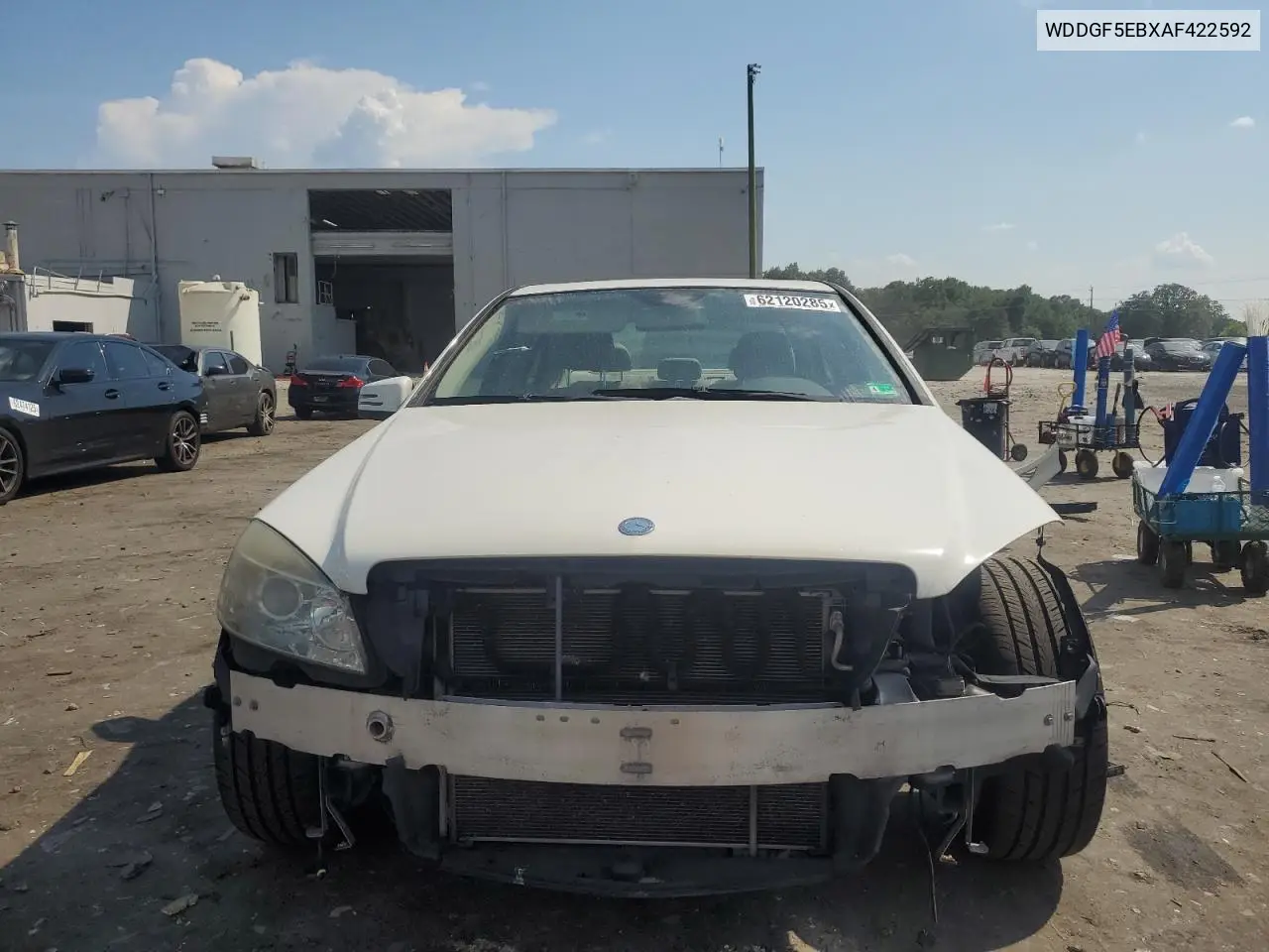 2010 Mercedes-Benz C 300 VIN: WDDGF5EBXAF422592 Lot: 62120285