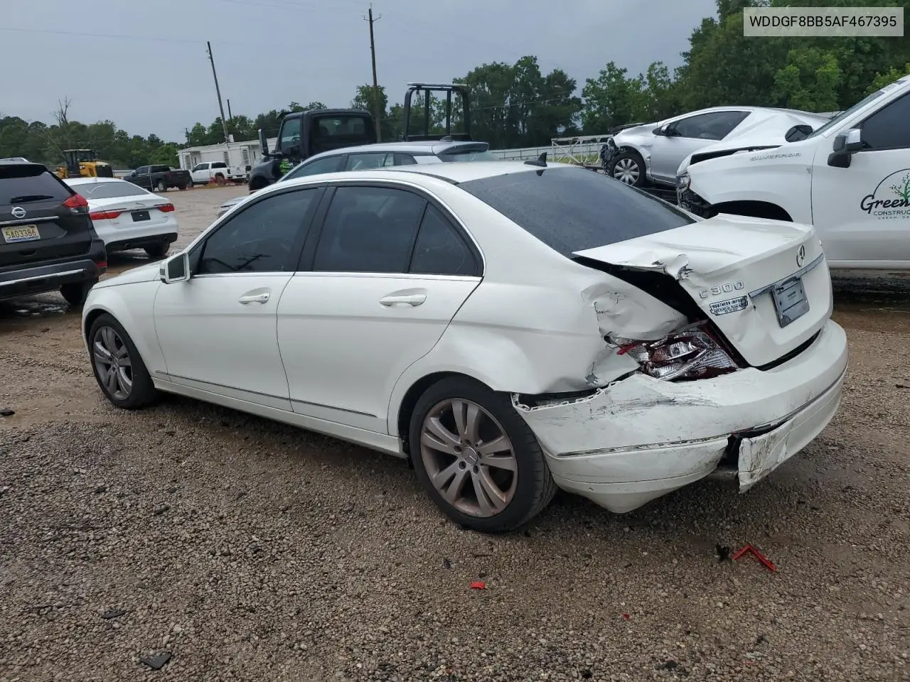 2010 Mercedes-Benz C 300 4Matic VIN: WDDGF8BB5AF467395 Lot: 62319805