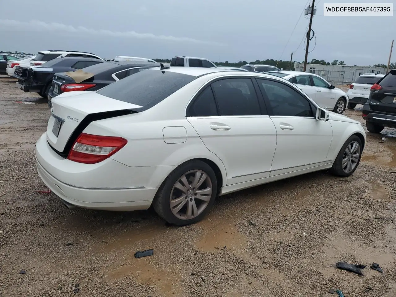 2010 Mercedes-Benz C 300 4Matic VIN: WDDGF8BB5AF467395 Lot: 62319805
