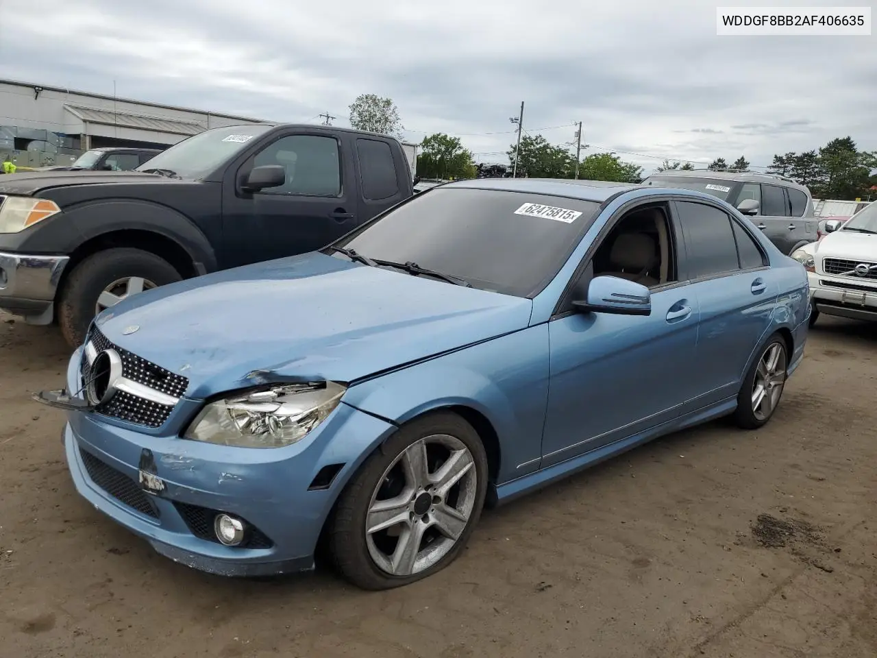 2010 Mercedes-Benz C 300 4Matic VIN: WDDGF8BB2AF406635 Lot: 62475815