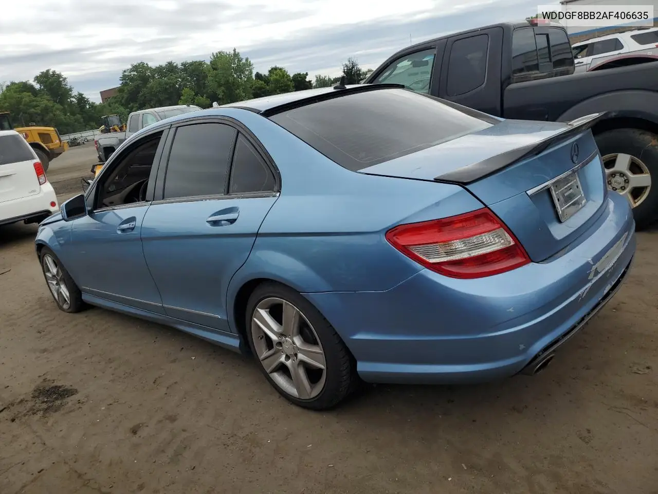 2010 Mercedes-Benz C 300 4Matic VIN: WDDGF8BB2AF406635 Lot: 62475815