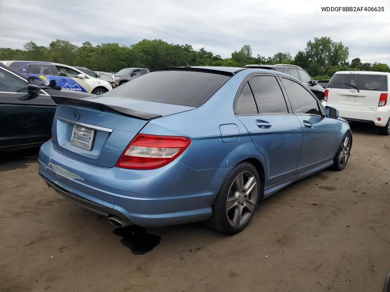 2010 Mercedes-Benz C 300 4Matic VIN: WDDGF8BB2AF406635 Lot: 62475815