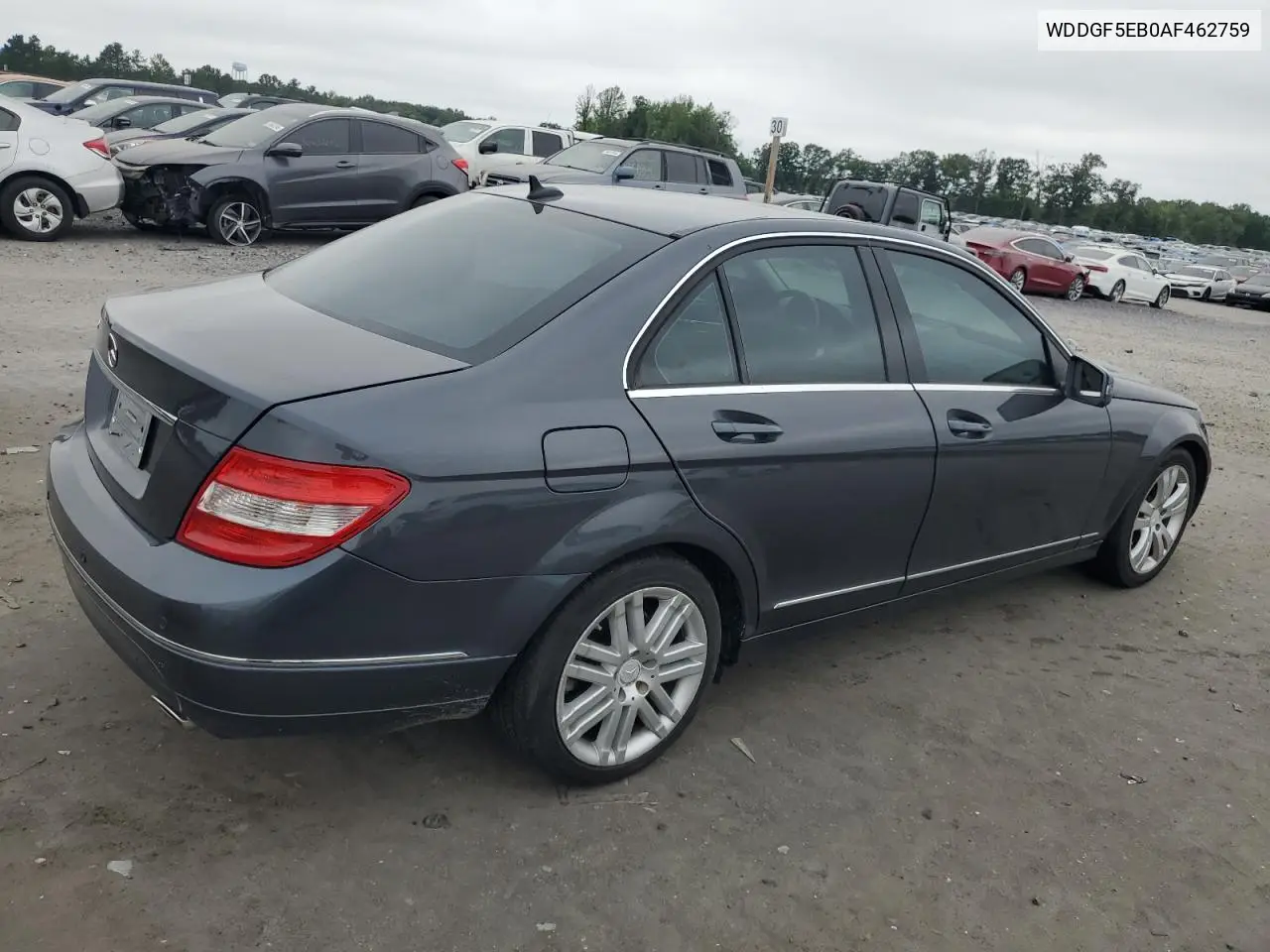 2010 Mercedes-Benz C 300 VIN: WDDGF5EB0AF462759 Lot: 62908485