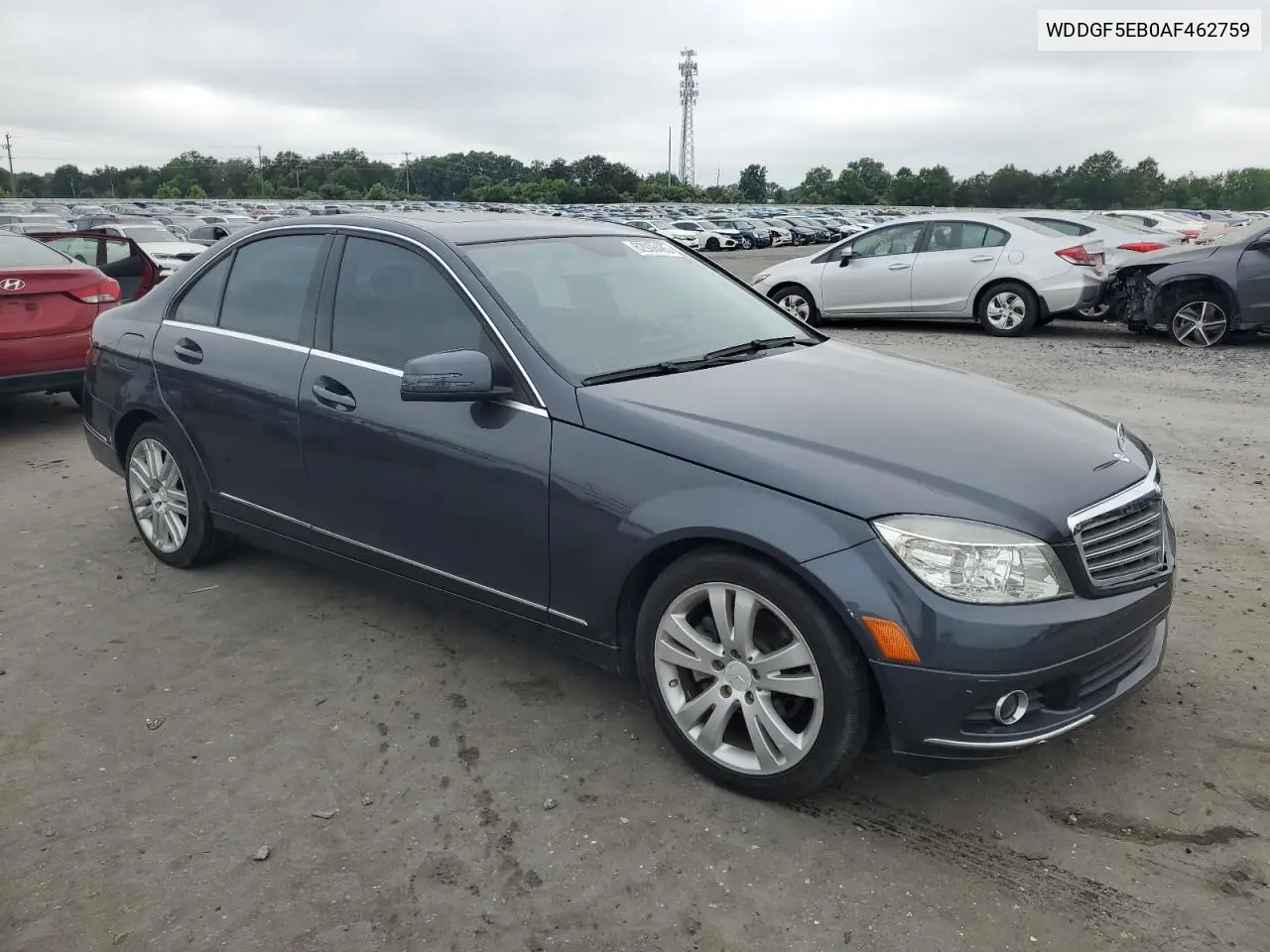 2010 Mercedes-Benz C 300 VIN: WDDGF5EB0AF462759 Lot: 62908485