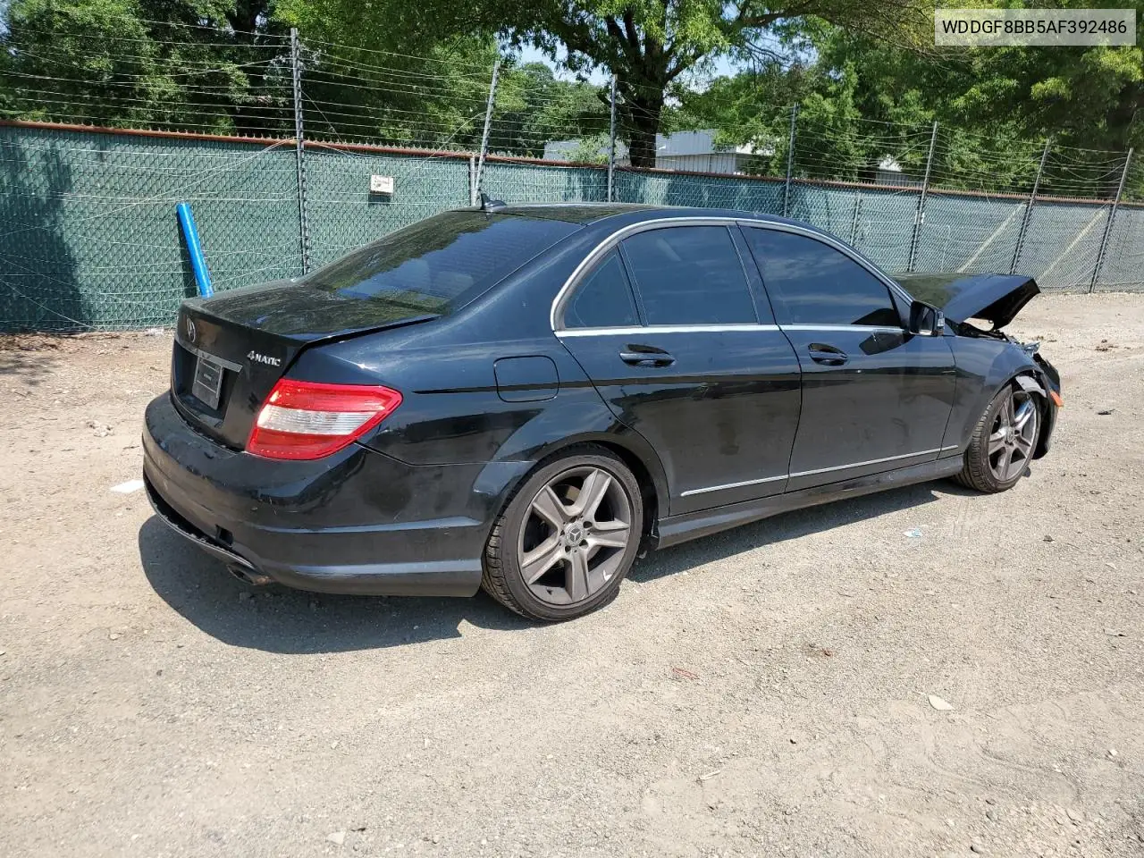 2010 Mercedes-Benz C 300 4Matic VIN: WDDGF8BB5AF392486 Lot: 63039745