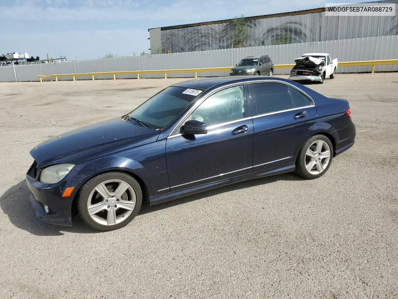 2010 Mercedes-Benz C 300 VIN: WDDGF5EB7AR088729 Lot: 63128875