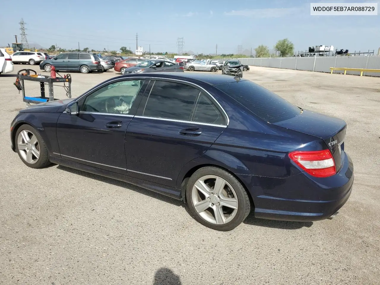 2010 Mercedes-Benz C 300 VIN: WDDGF5EB7AR088729 Lot: 63128875