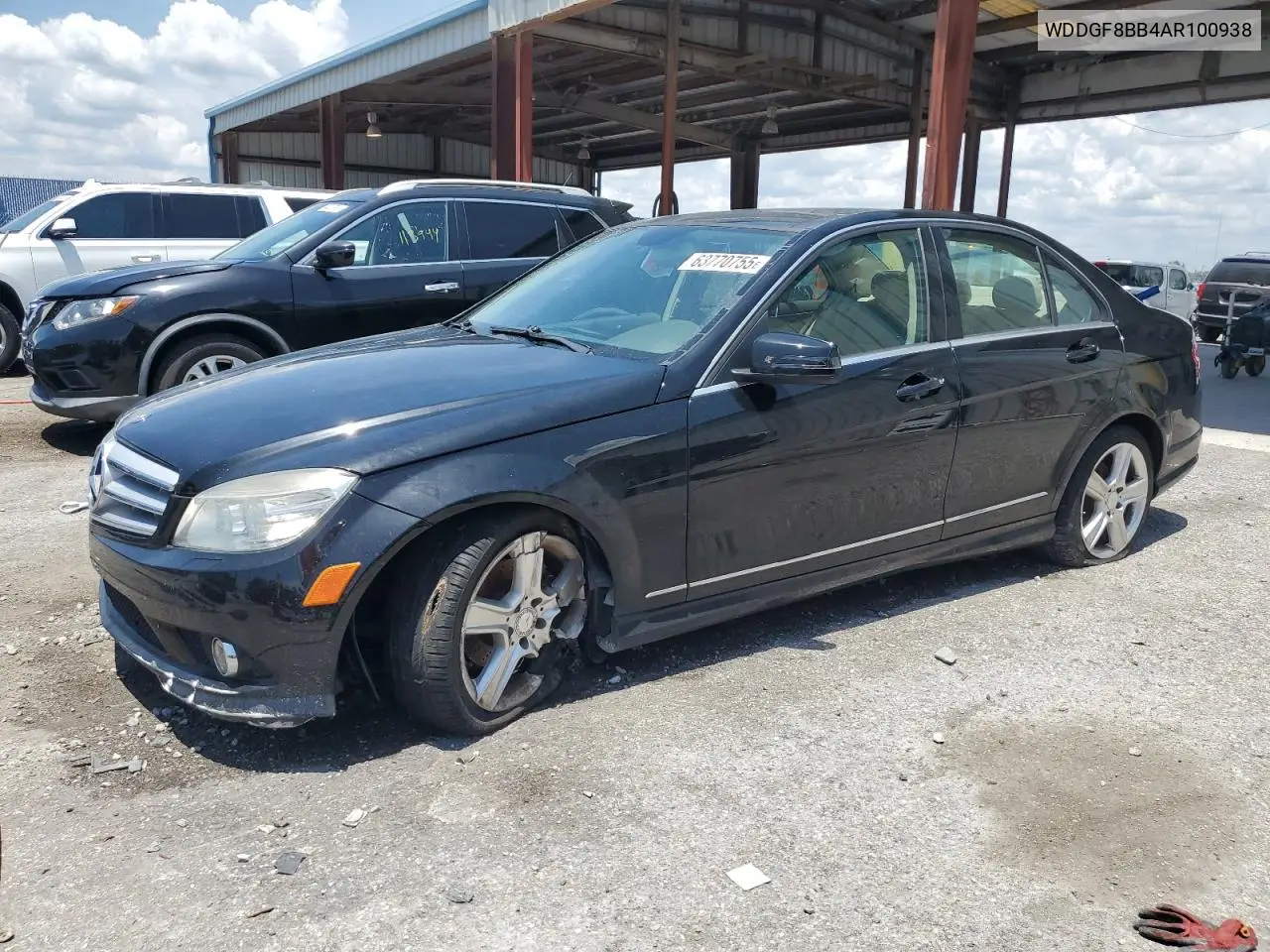 2010 Mercedes-Benz C 300 4Matic VIN: WDDGF8BB4AR100938 Lot: 63770755