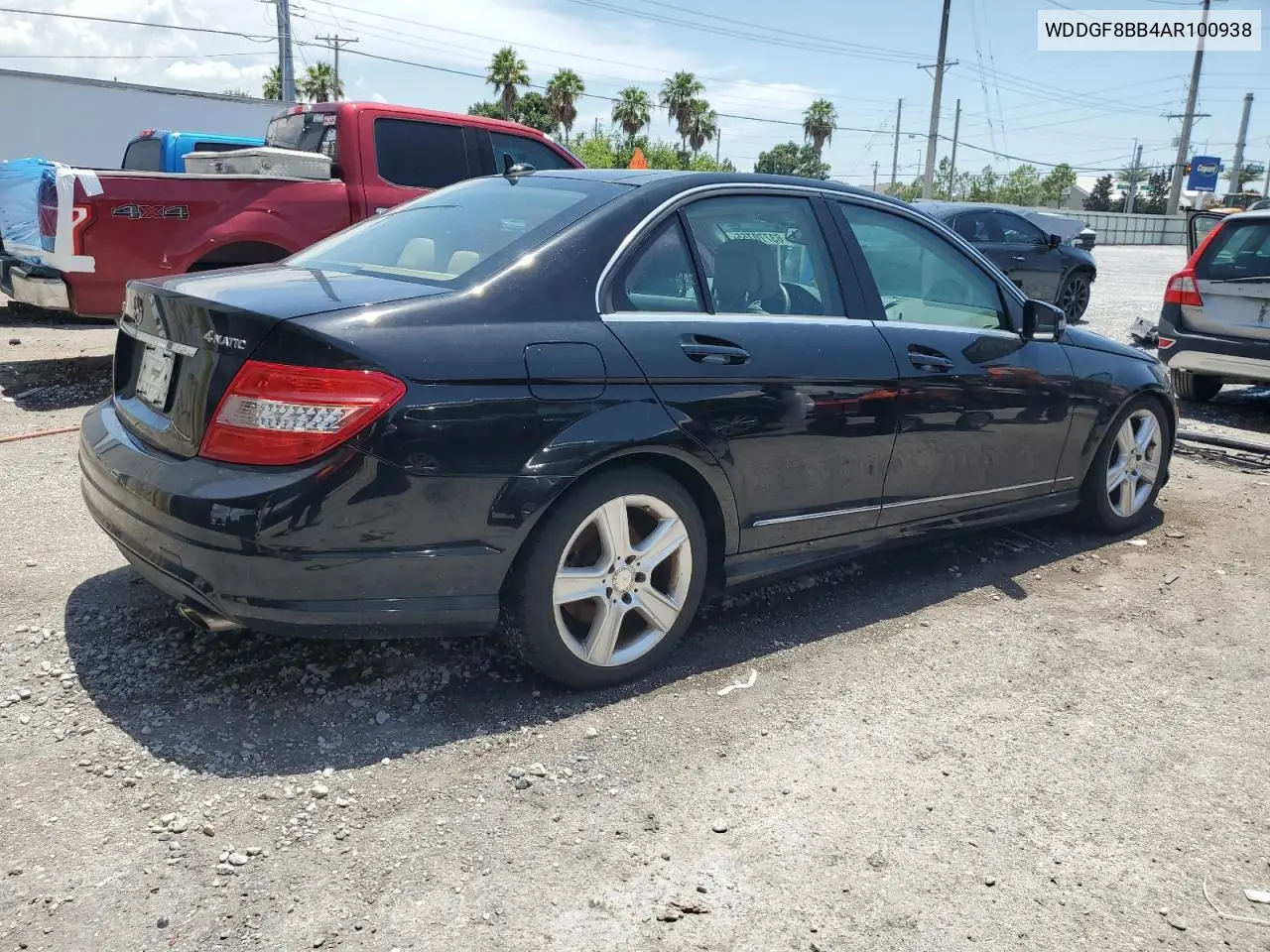 2010 Mercedes-Benz C 300 4Matic VIN: WDDGF8BB4AR100938 Lot: 63770755